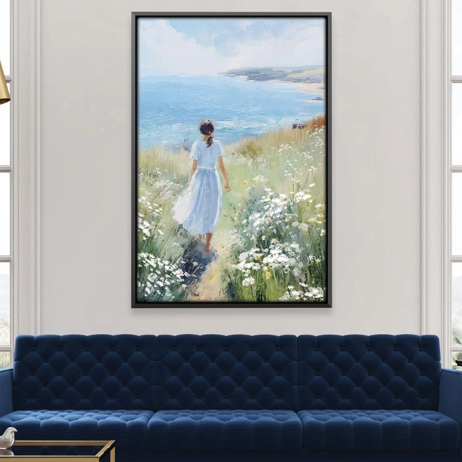 Steps Toward the Blue Canvas