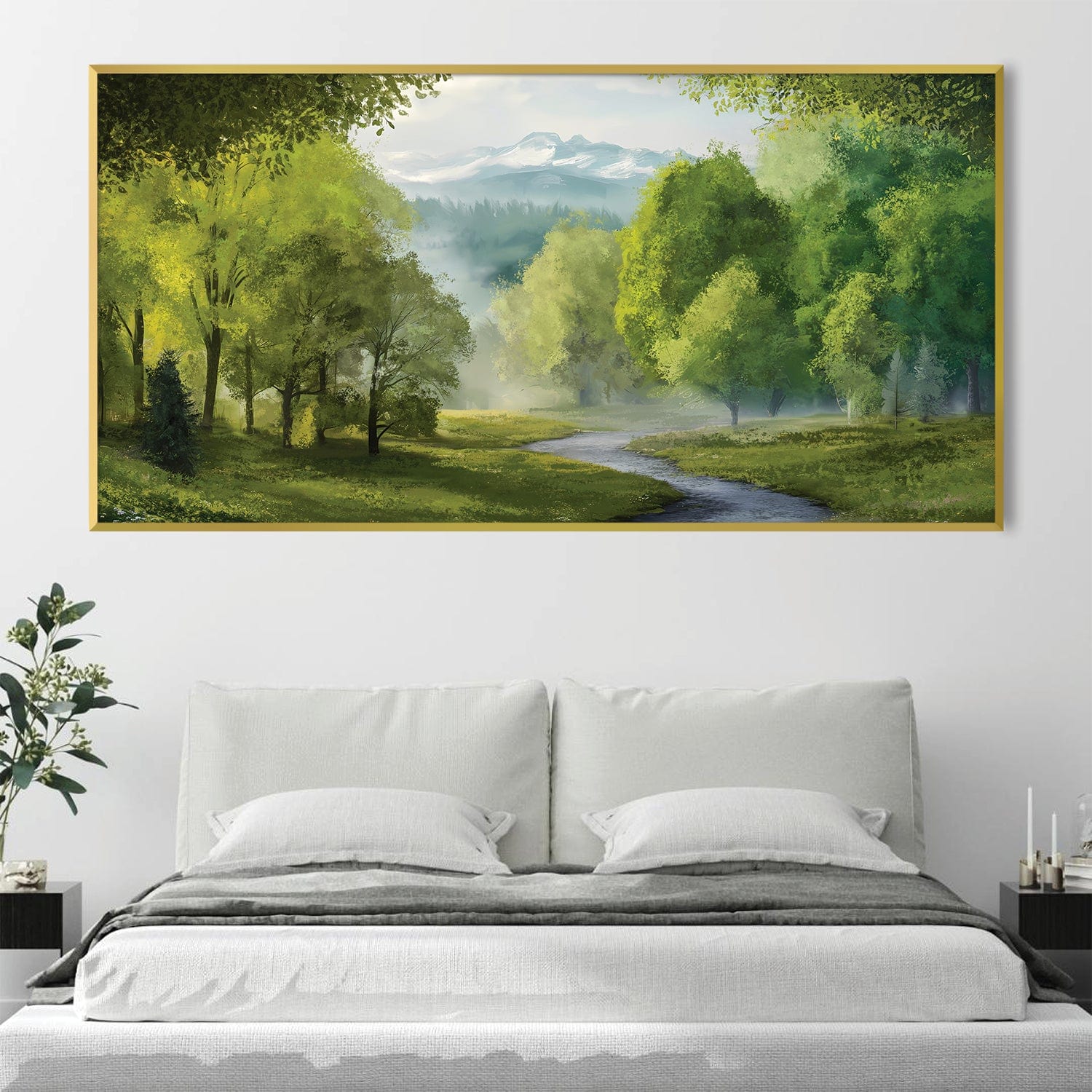 Stream Tranquility Canvas - Image 2