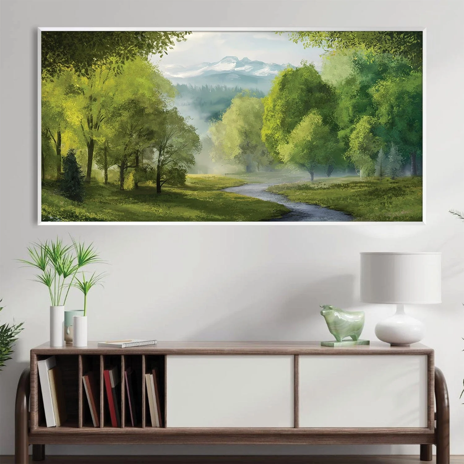 Stream Tranquility Canvas - Image 3