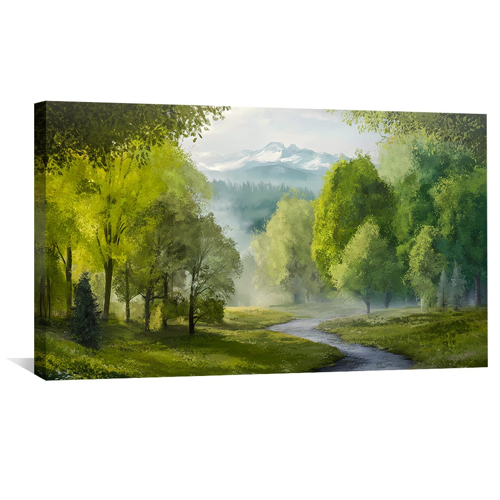 Stream Tranquility Canvas - Image 4