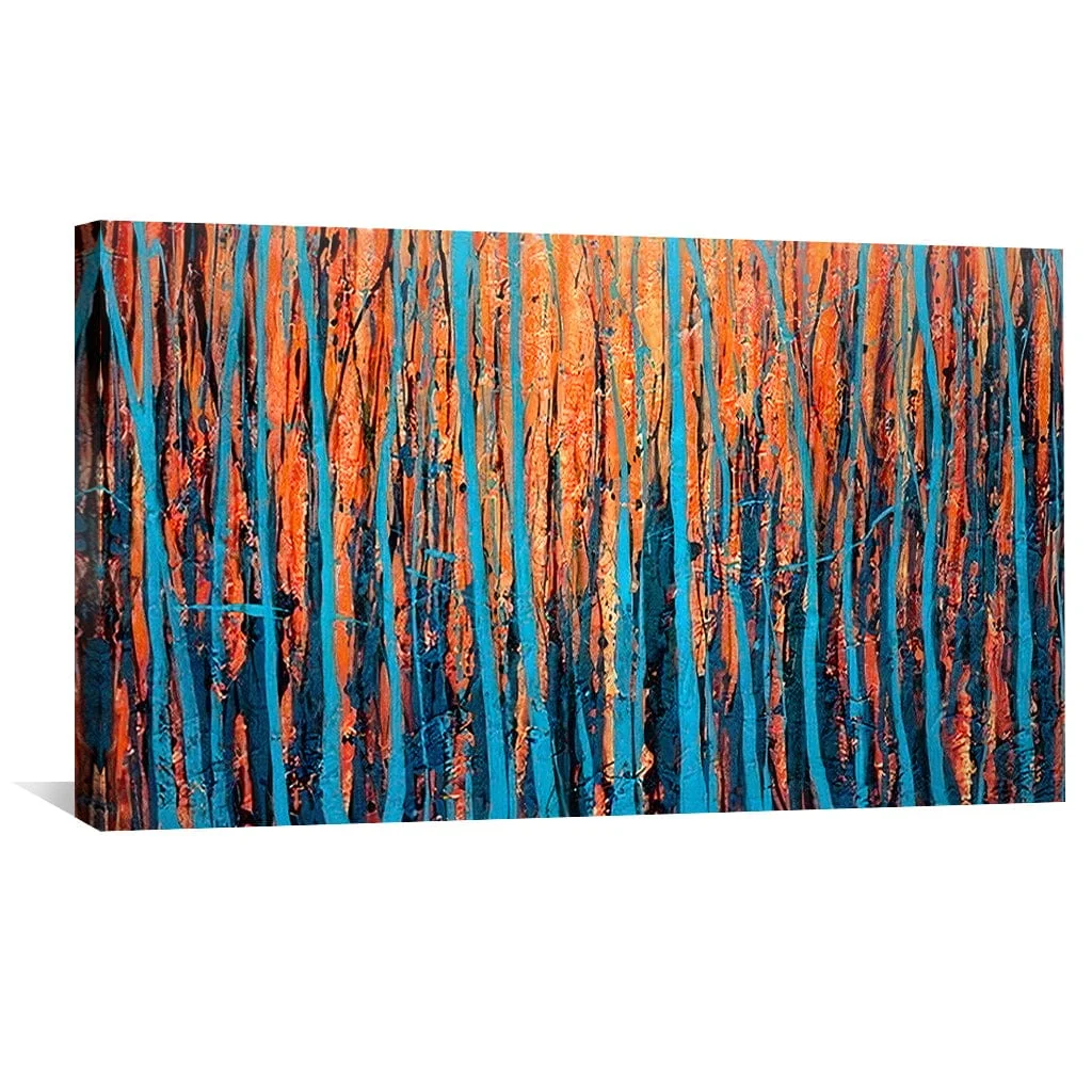 Stroked Trees Canvas - Image 4
