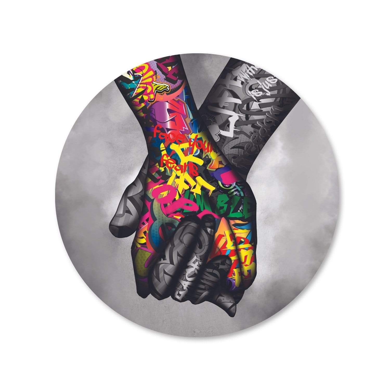 Stronger Together Canvas - Circle - Image 3