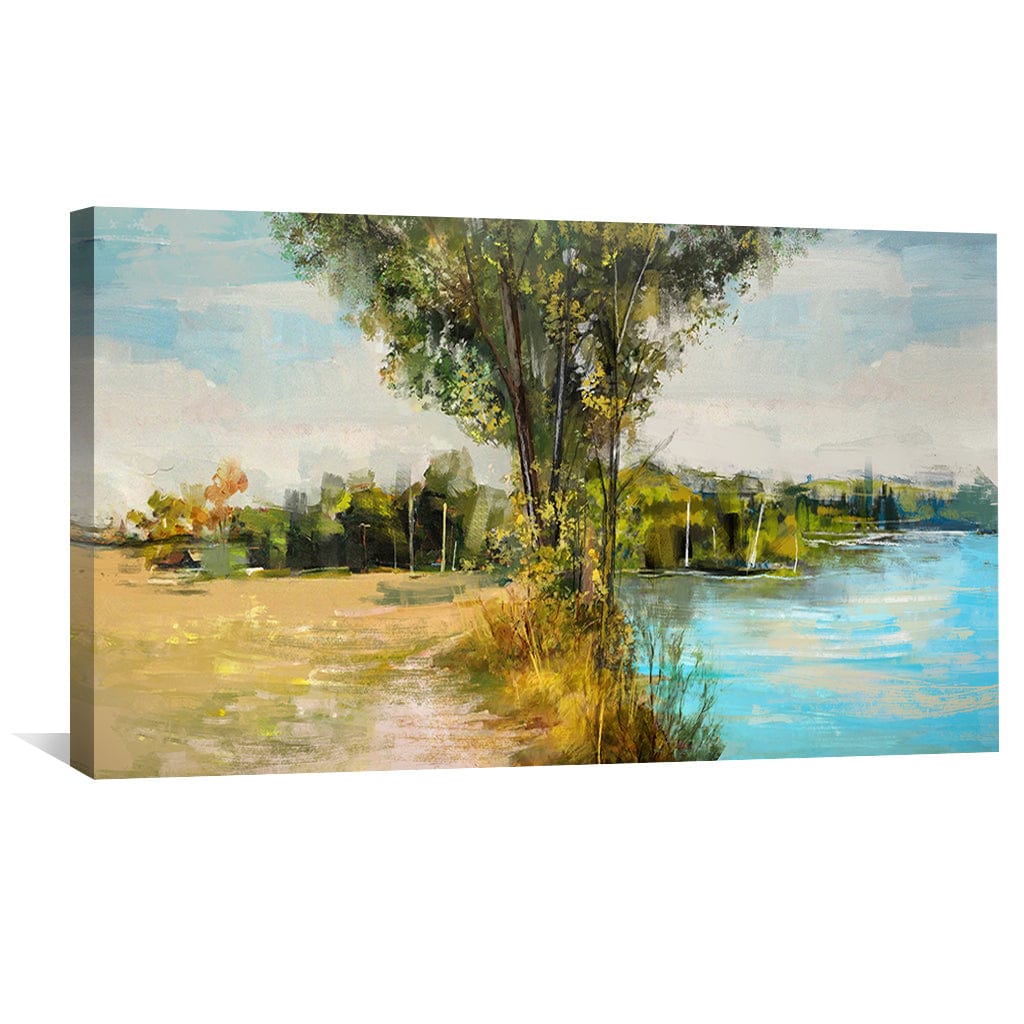 Summer's Edge Reflection Canvas - Image 4