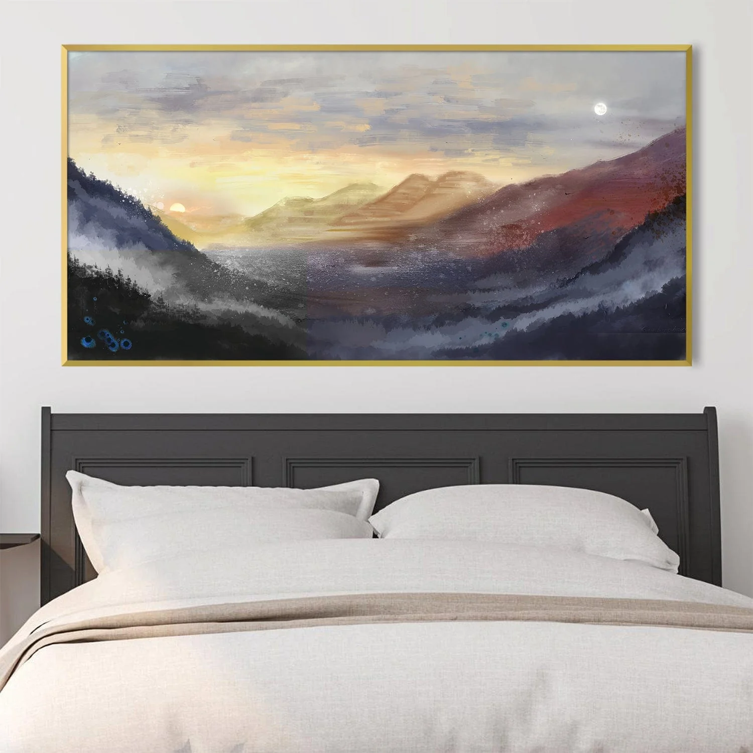 Sun and Moon Valley Canvas - Image 2