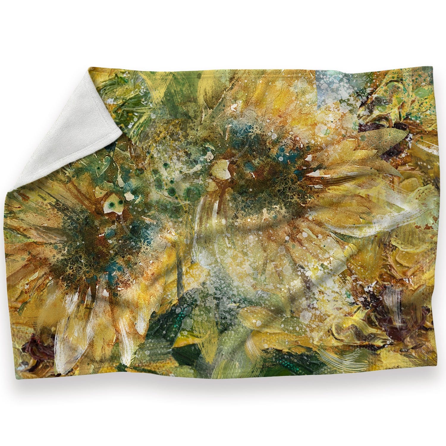 Sunflower Whirlwind Blanket
