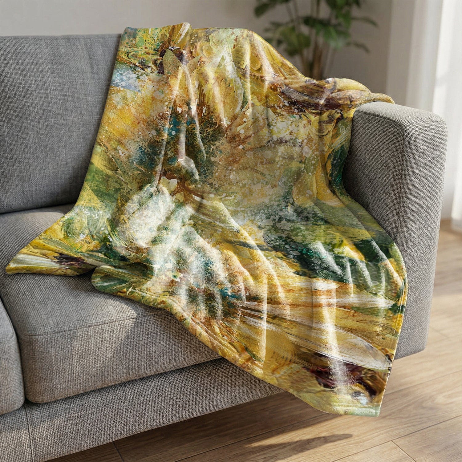 Sunflower Whirlwind Blanket - Image 2
