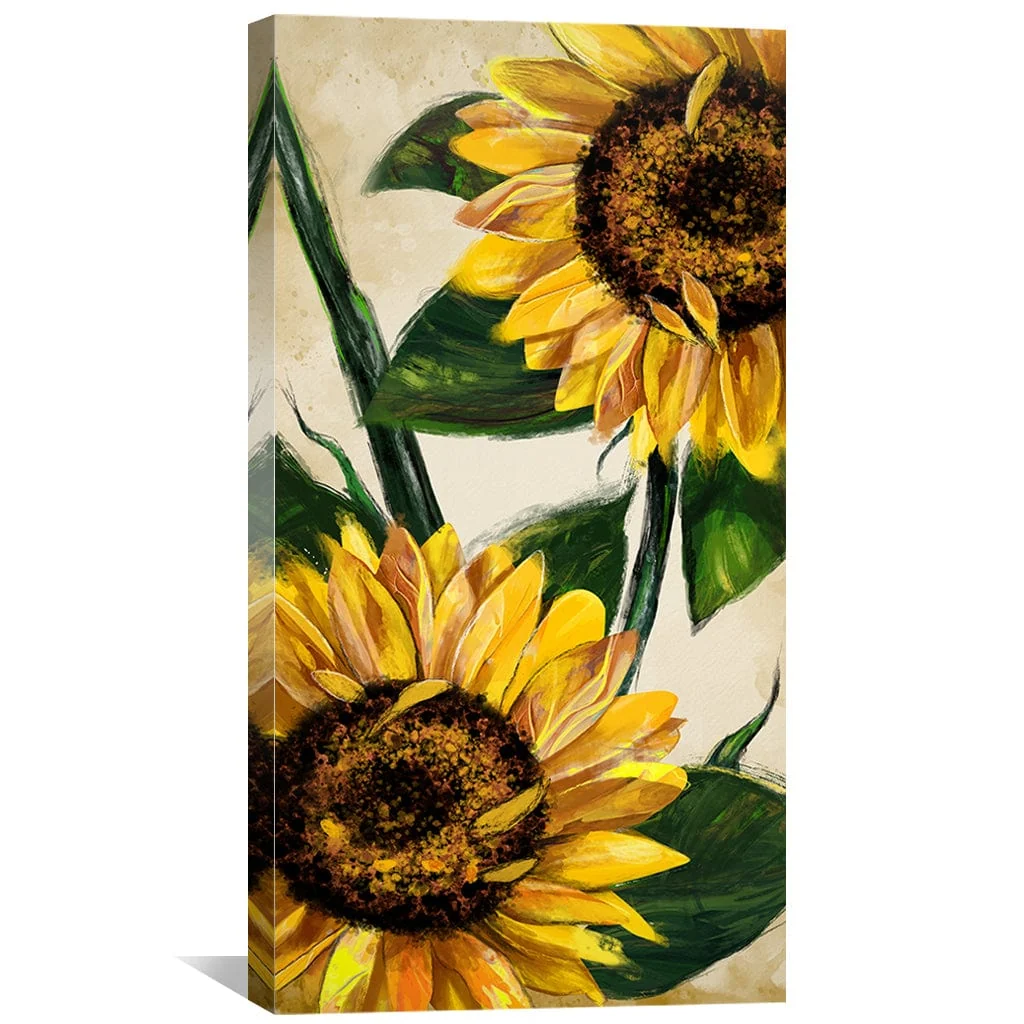 Sunlit Bloom Canvas - Image 4