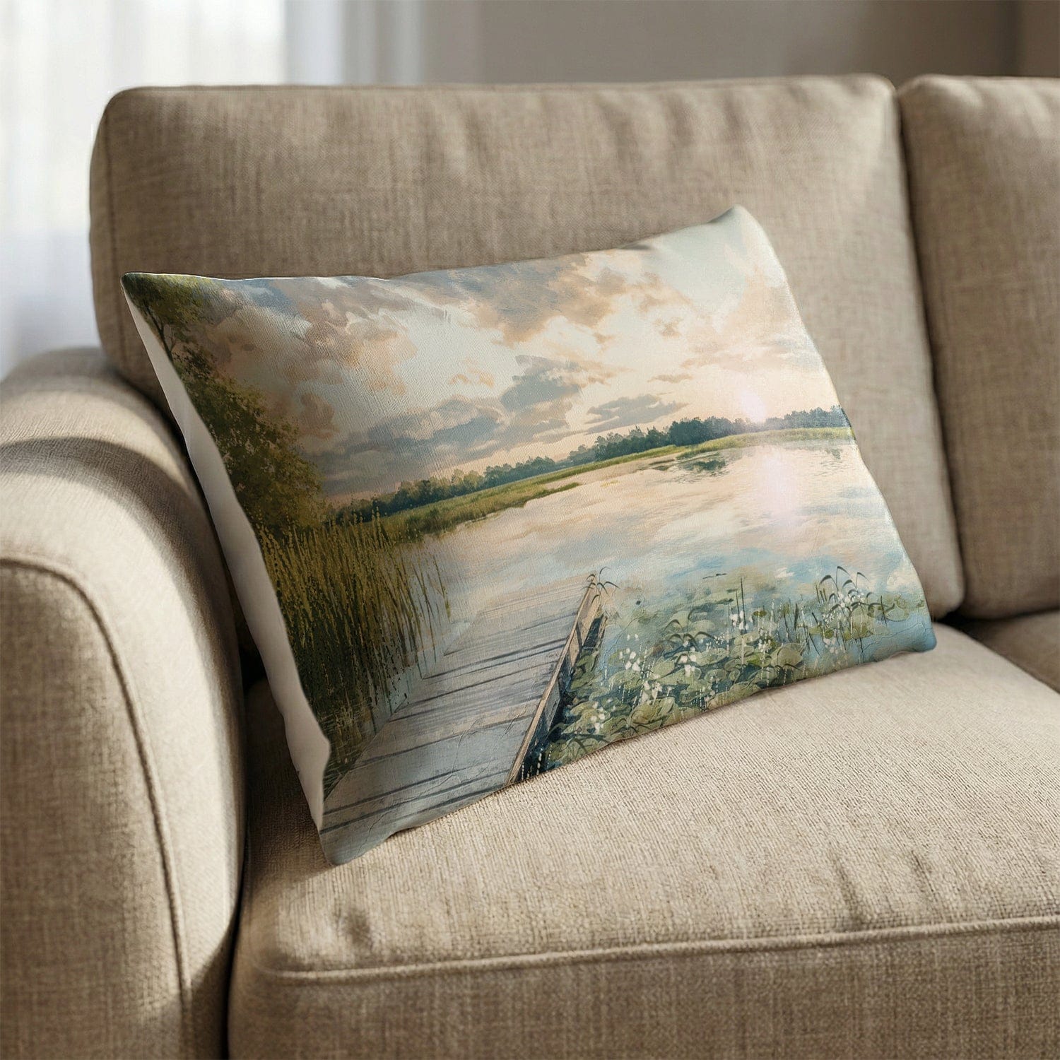 Sunset Dock Cushion - Image 2