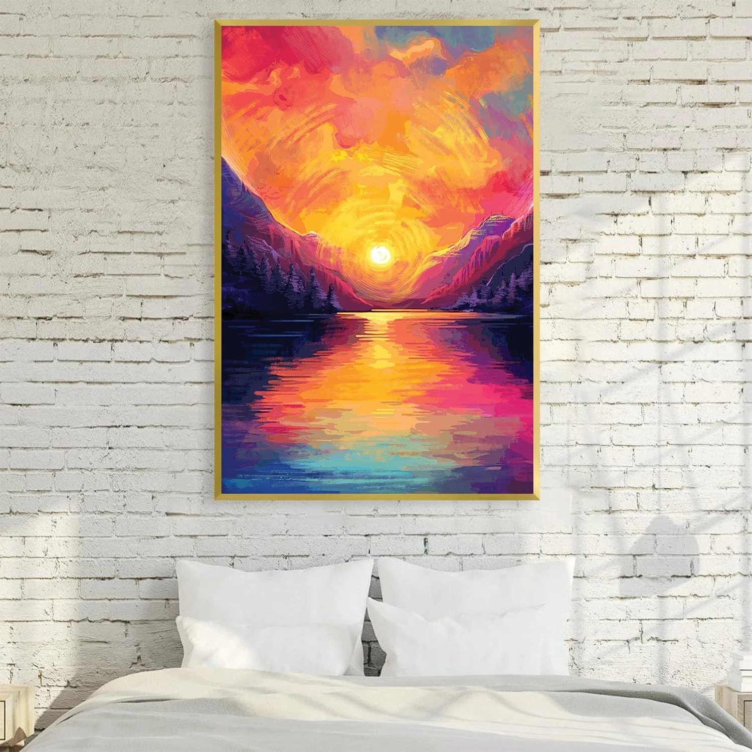 Sunset Mirage Canvas - Image 2