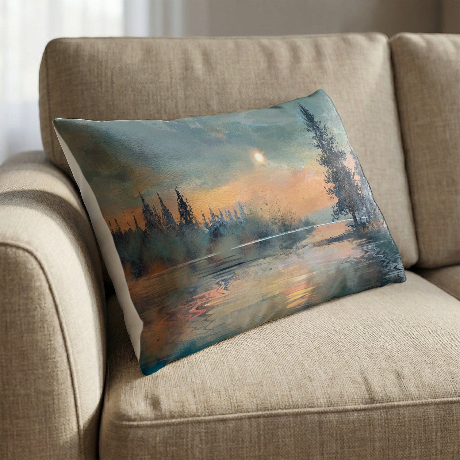 Sunset Reverberation Cushion - Image 2