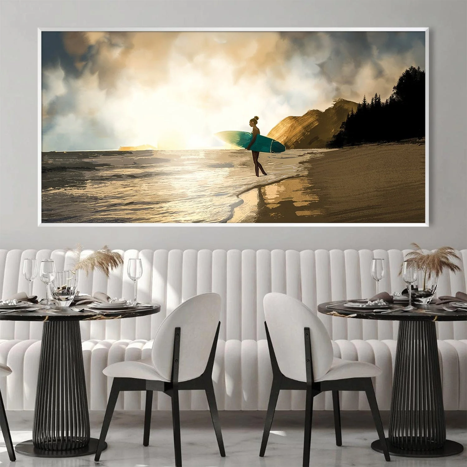Surf's Dawn Canvas - Image 3
