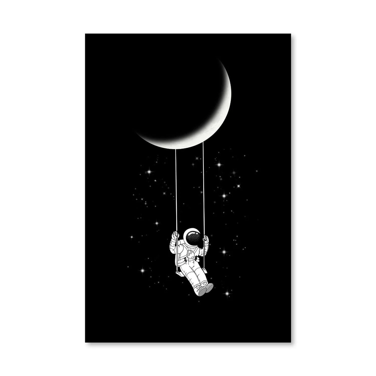 Swinging Astronaut Canvas - Image 3