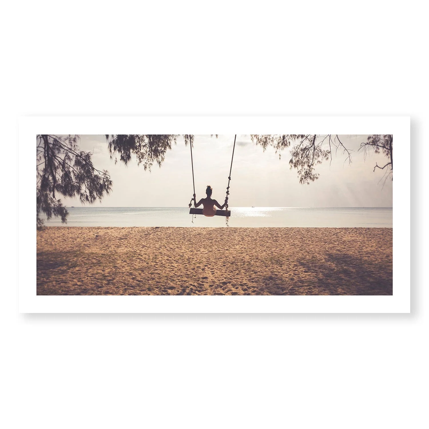 Swinging Beach Landscape Print - Image 3