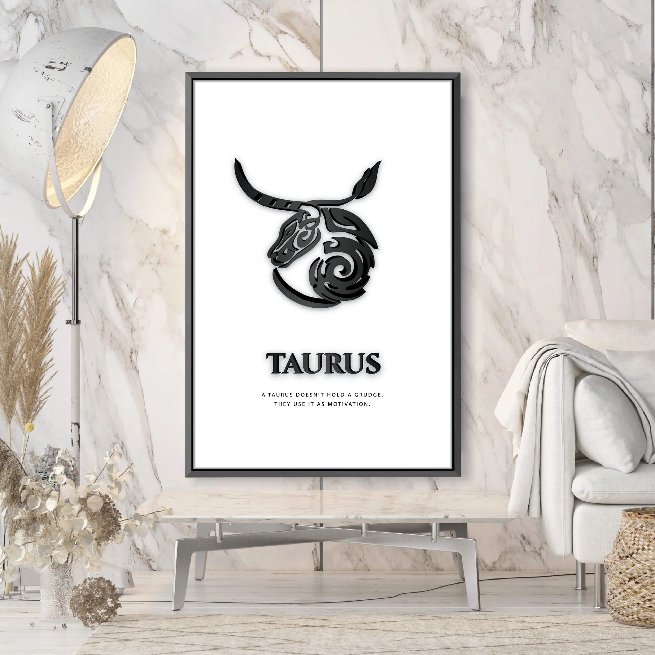 Taurus - White Canvas - Image 3