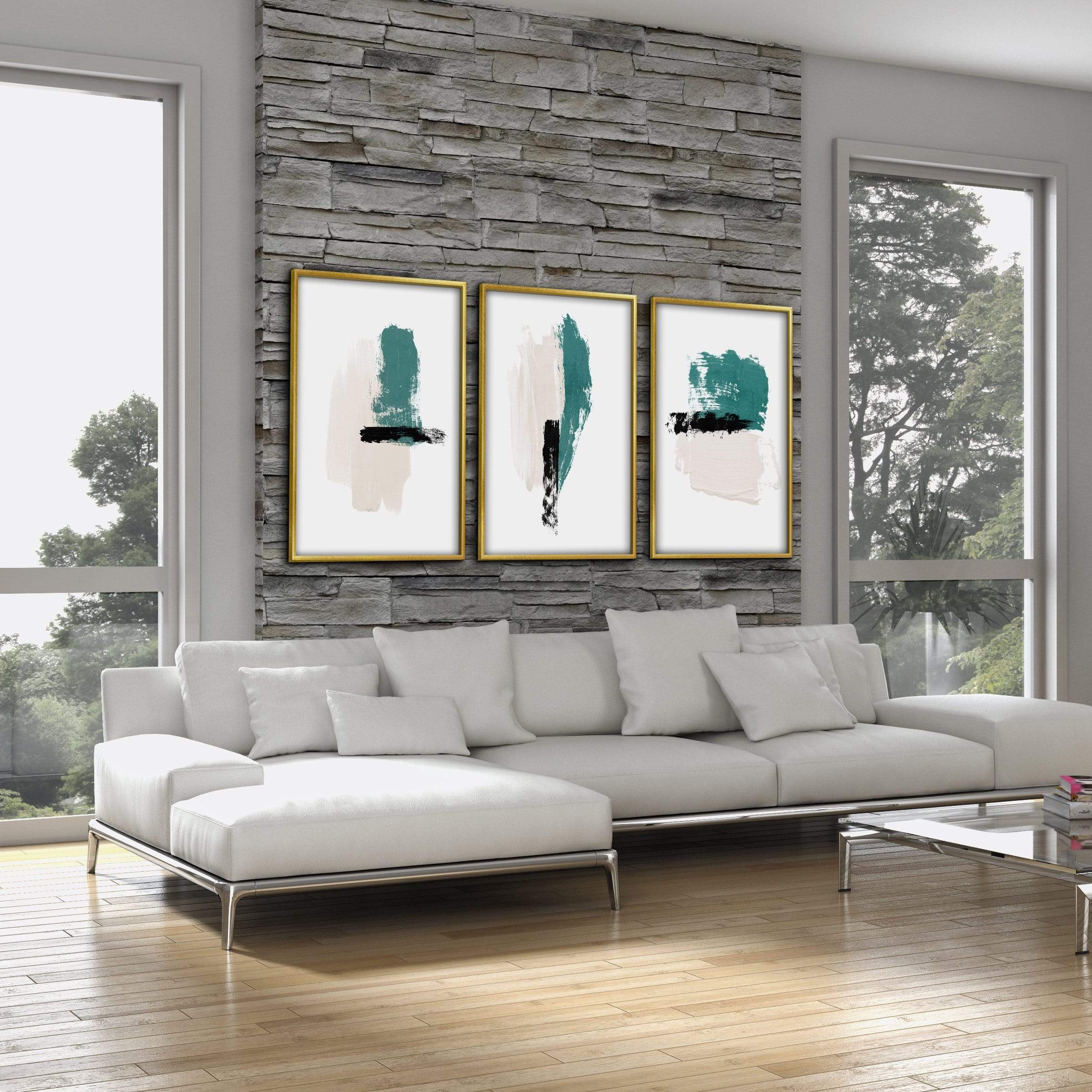 Teal Prestine Canvas - Image 3