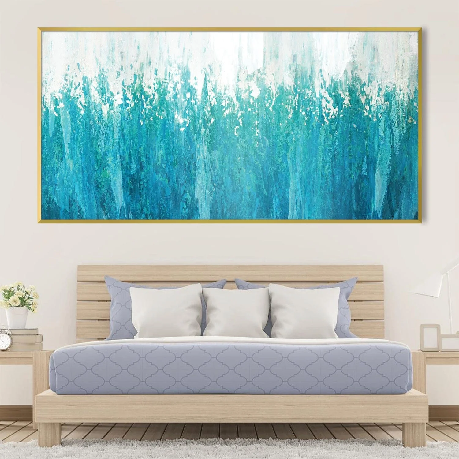 Teal Transition Canvas - Image 2