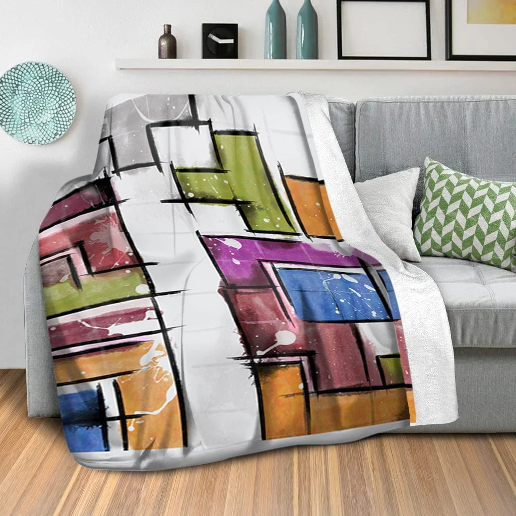 Tetris Sketches Blanket - Image 2