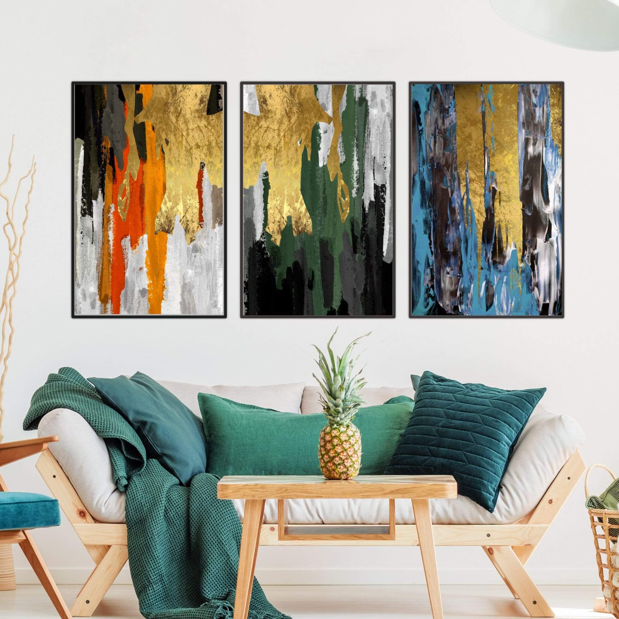 The Abstract Curtain Canvas - Image 3
