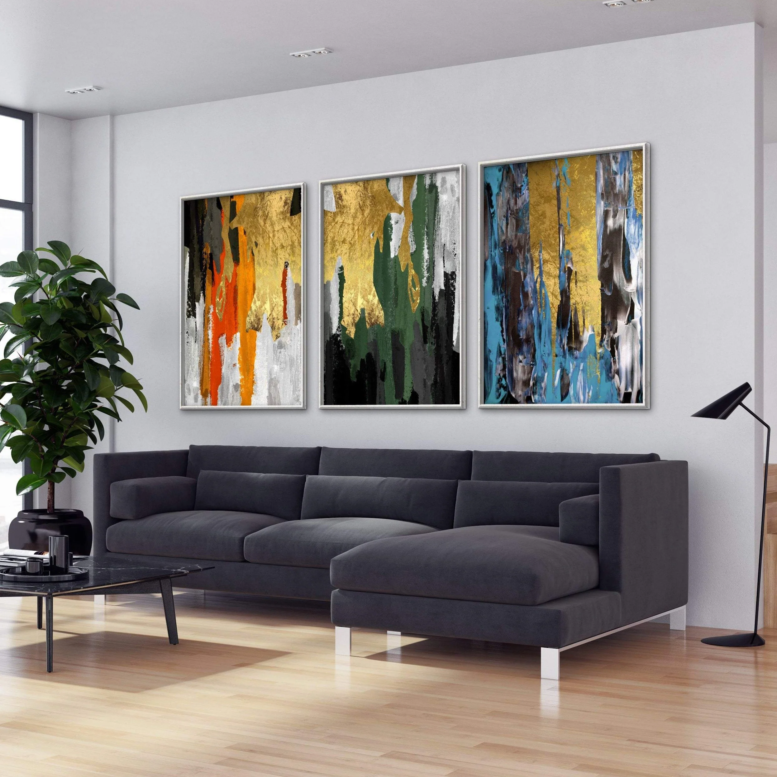 The Abstract Curtain Canvas - Image 5