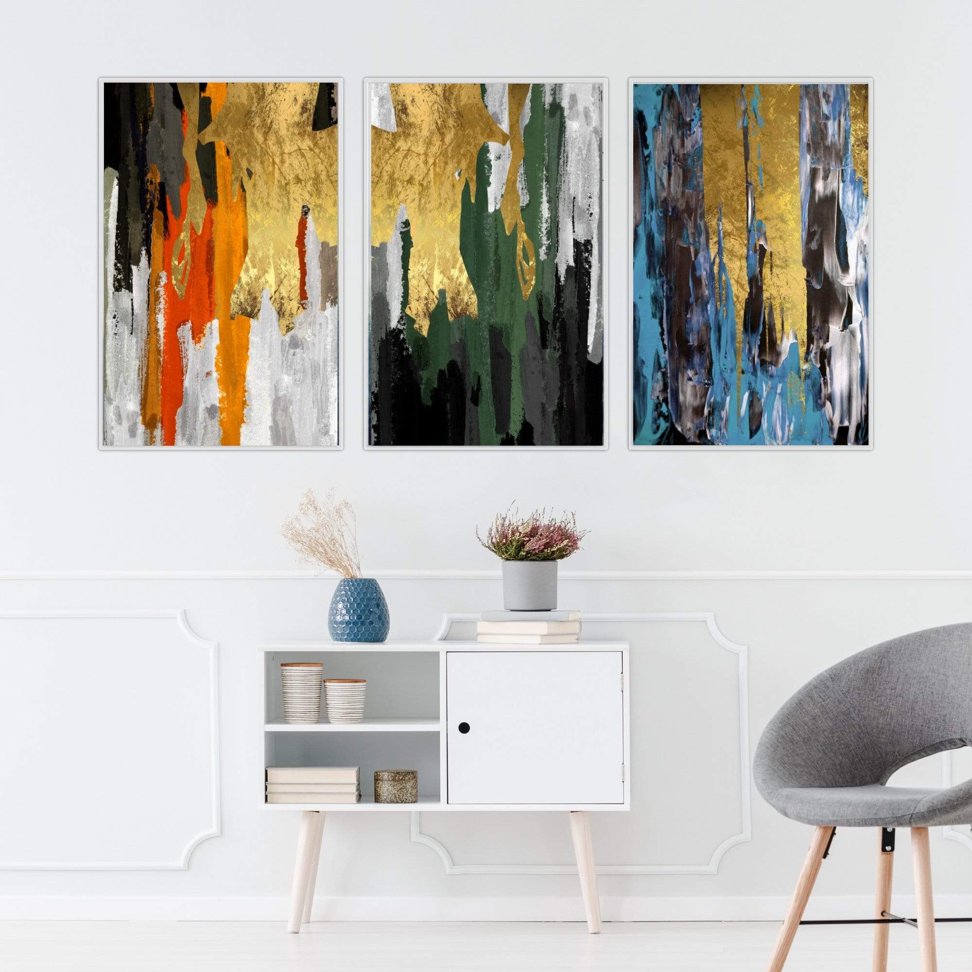 The Abstract Curtain Canvas - Image 6