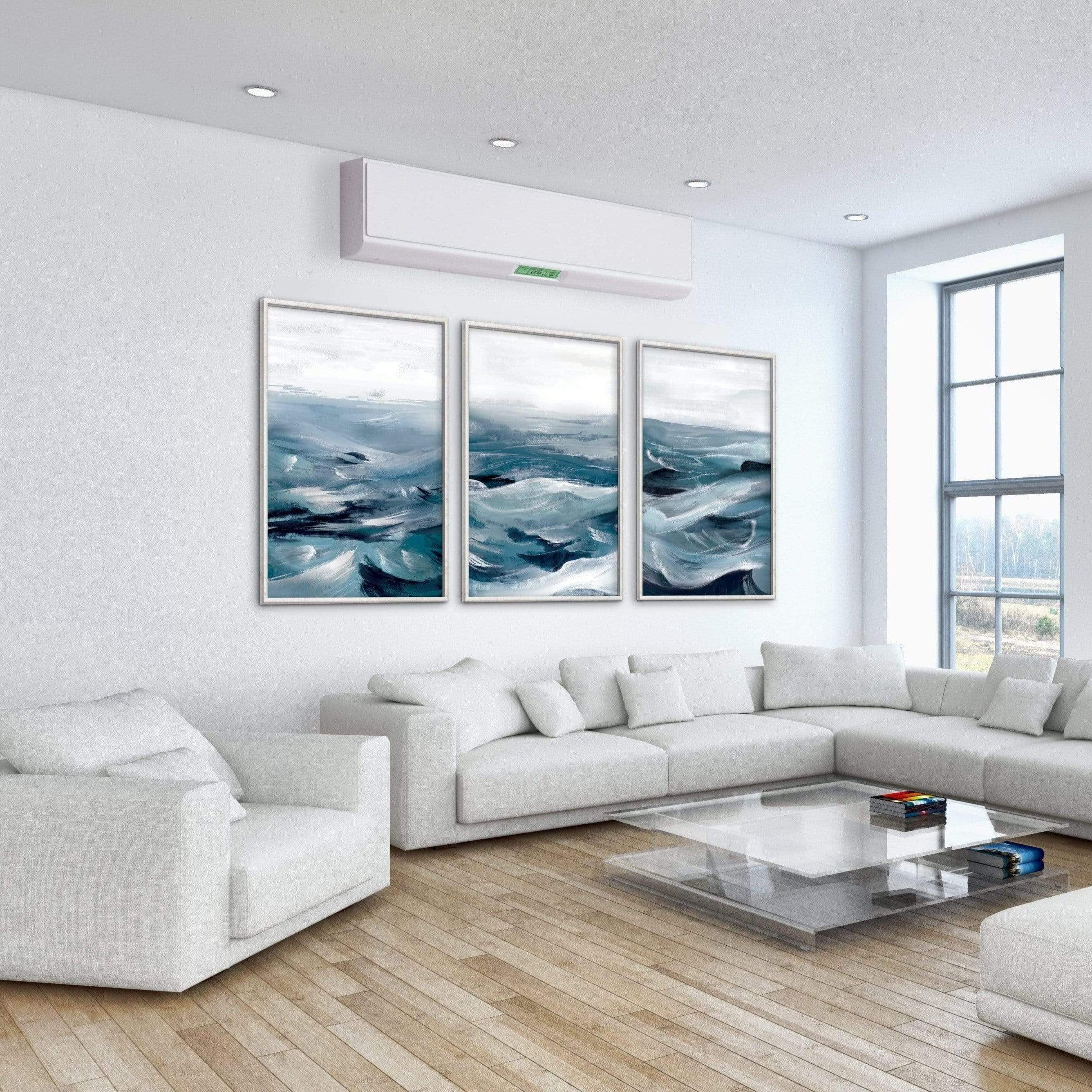 The Brushed Ocean Canvas - Image 3