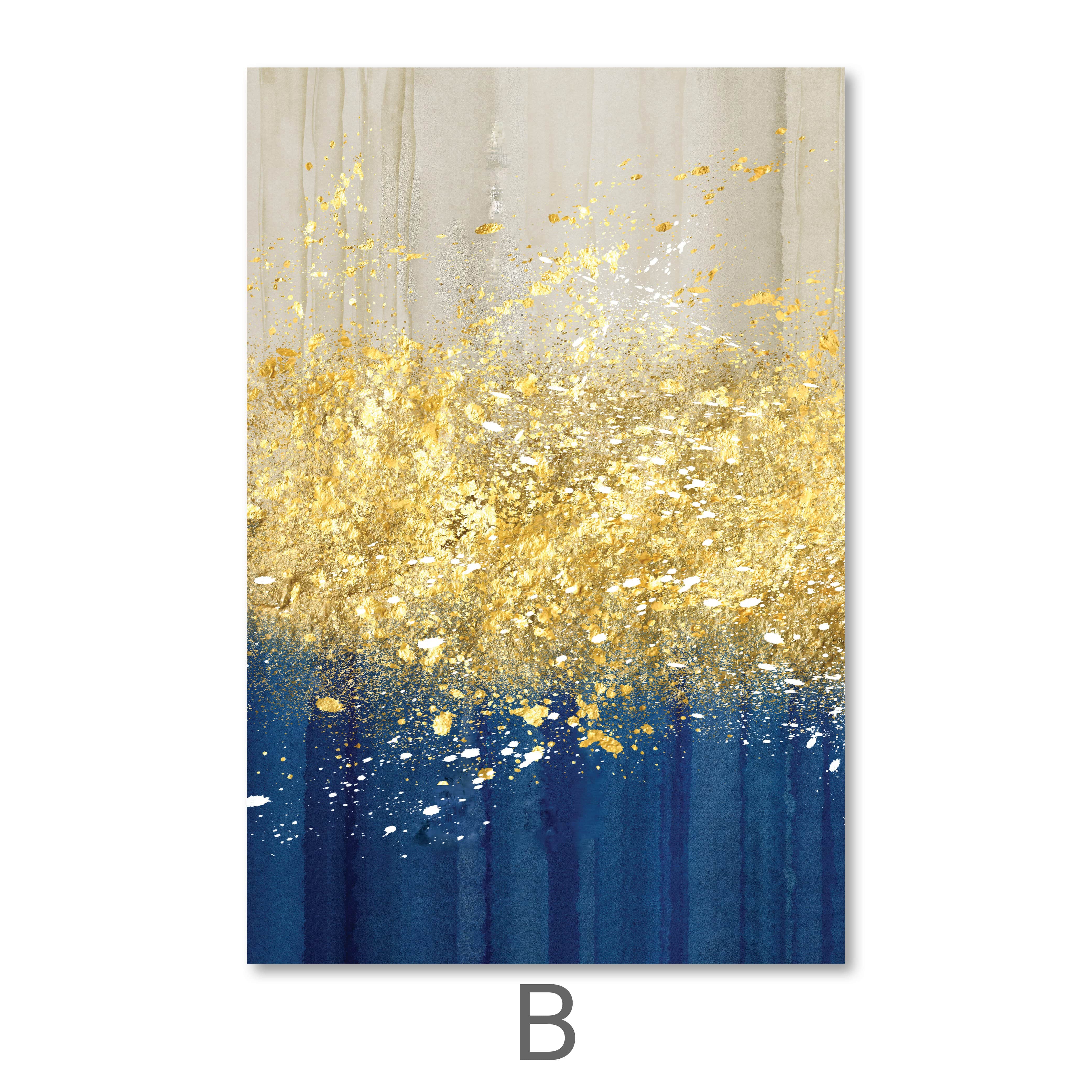 The Golden Splash Canvas - Image 7