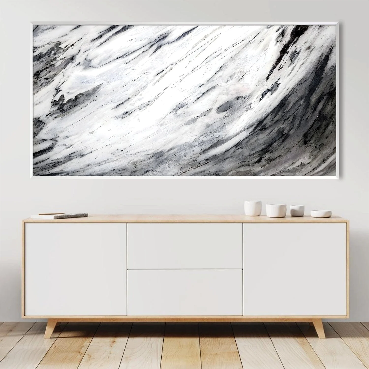 The Grey Symphony Canvas - Image 2