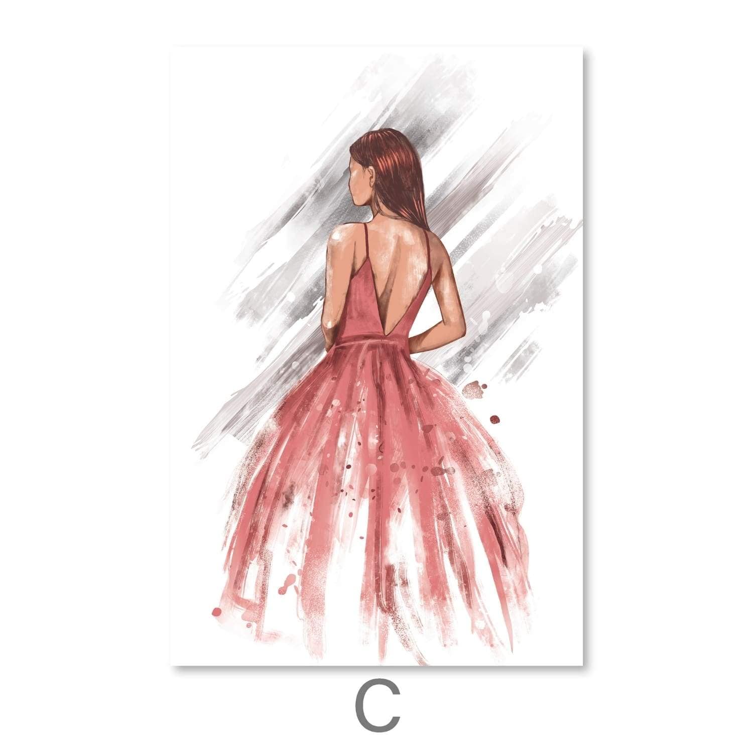 Three Gowns Canvas - Image 7