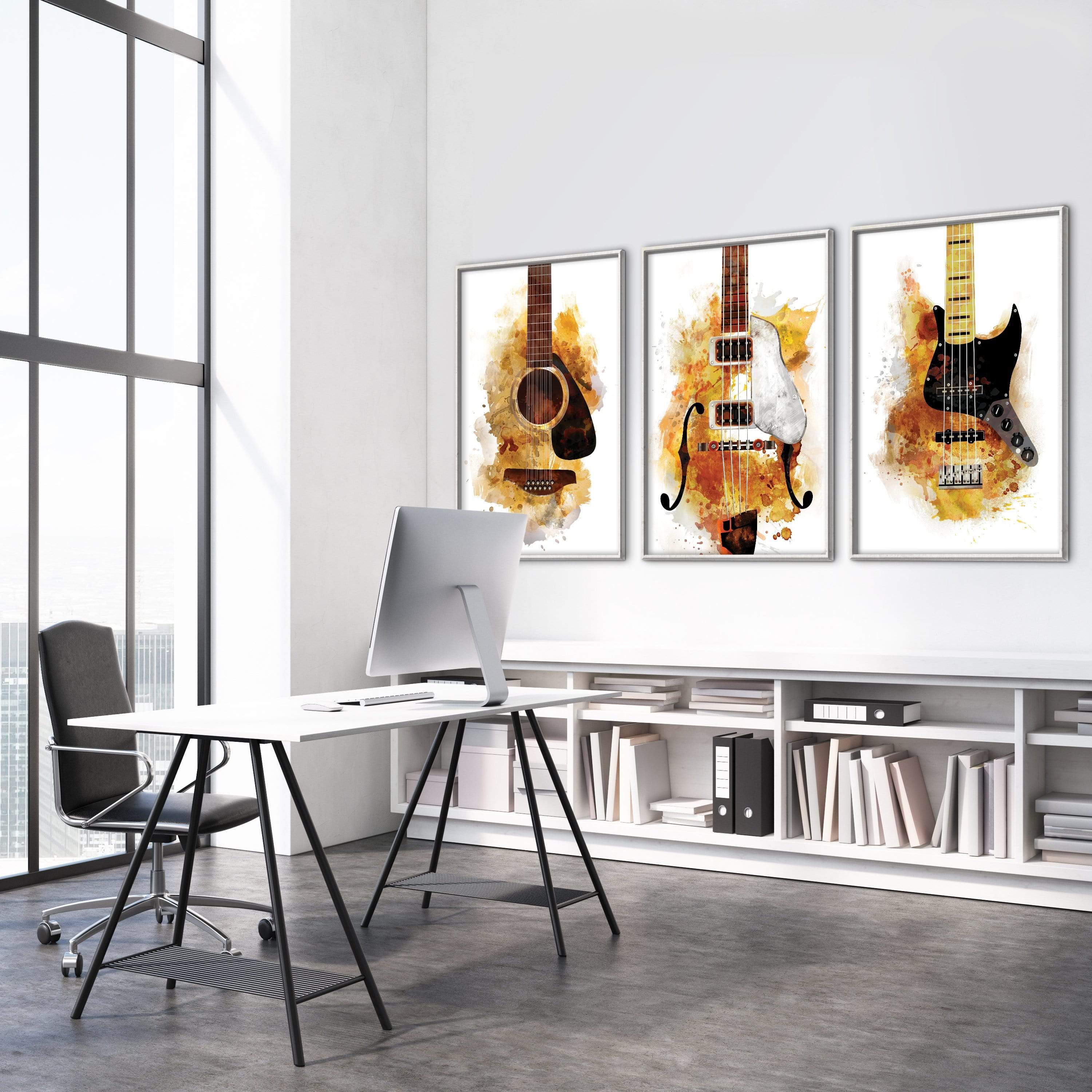 Three Guitarists Canvas - Image 4