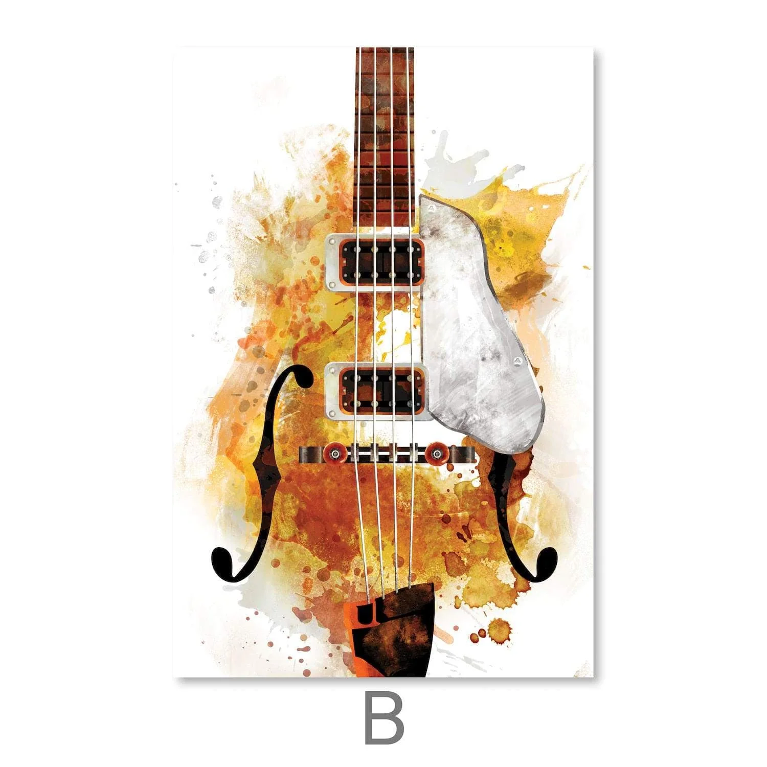Three Guitarists Canvas - Image 6