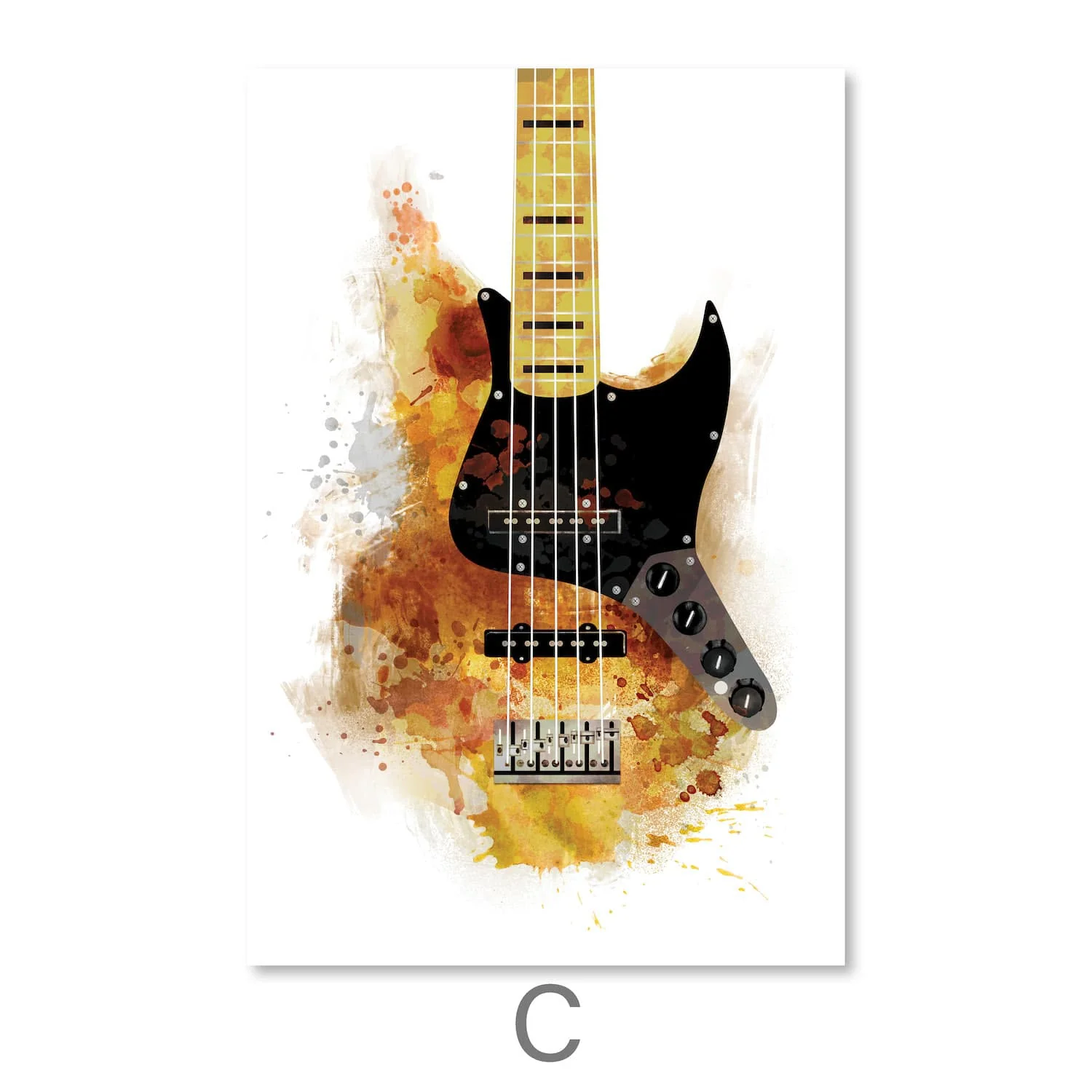 Three Guitarists Canvas - Image 7