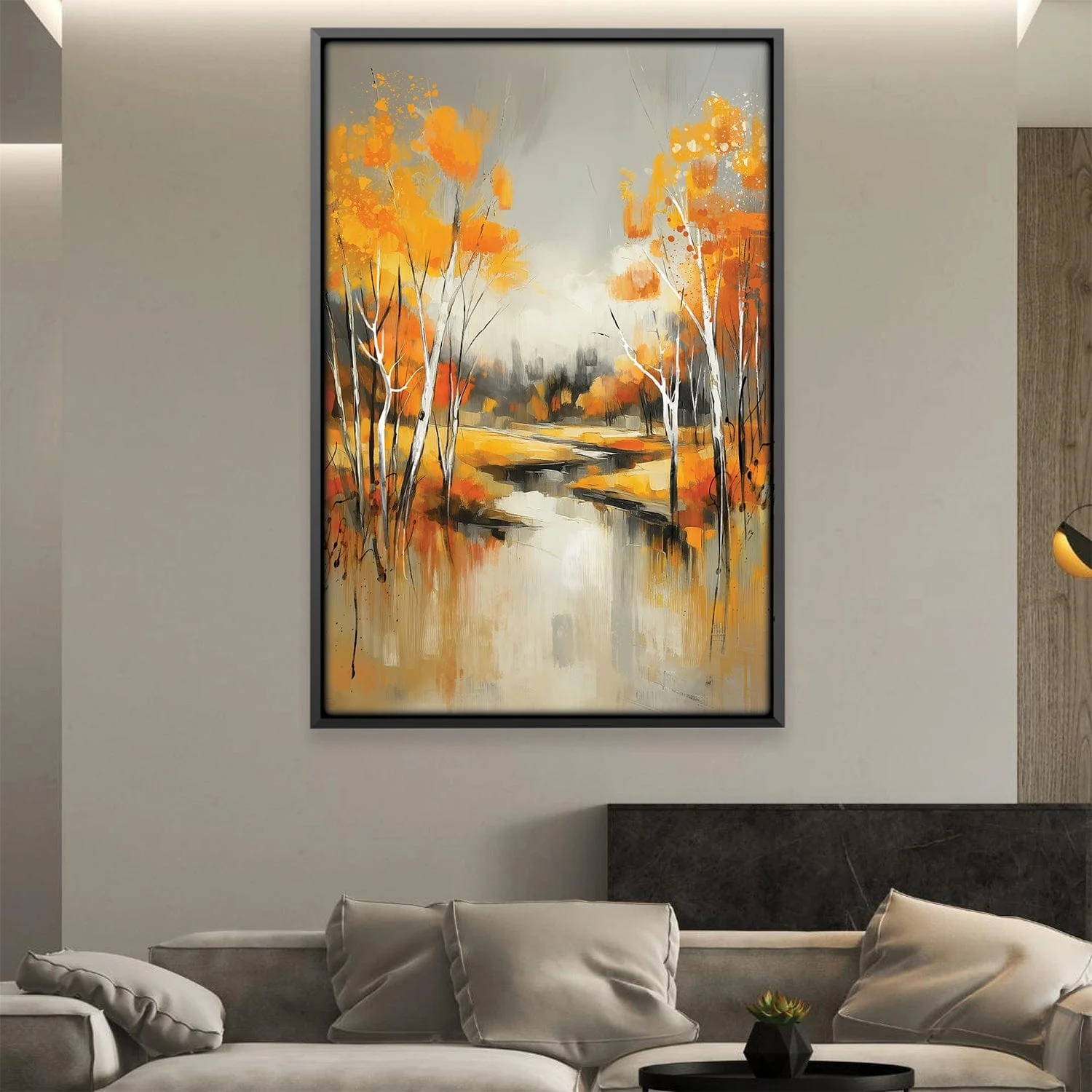 Through the Burnished Woods Canvas