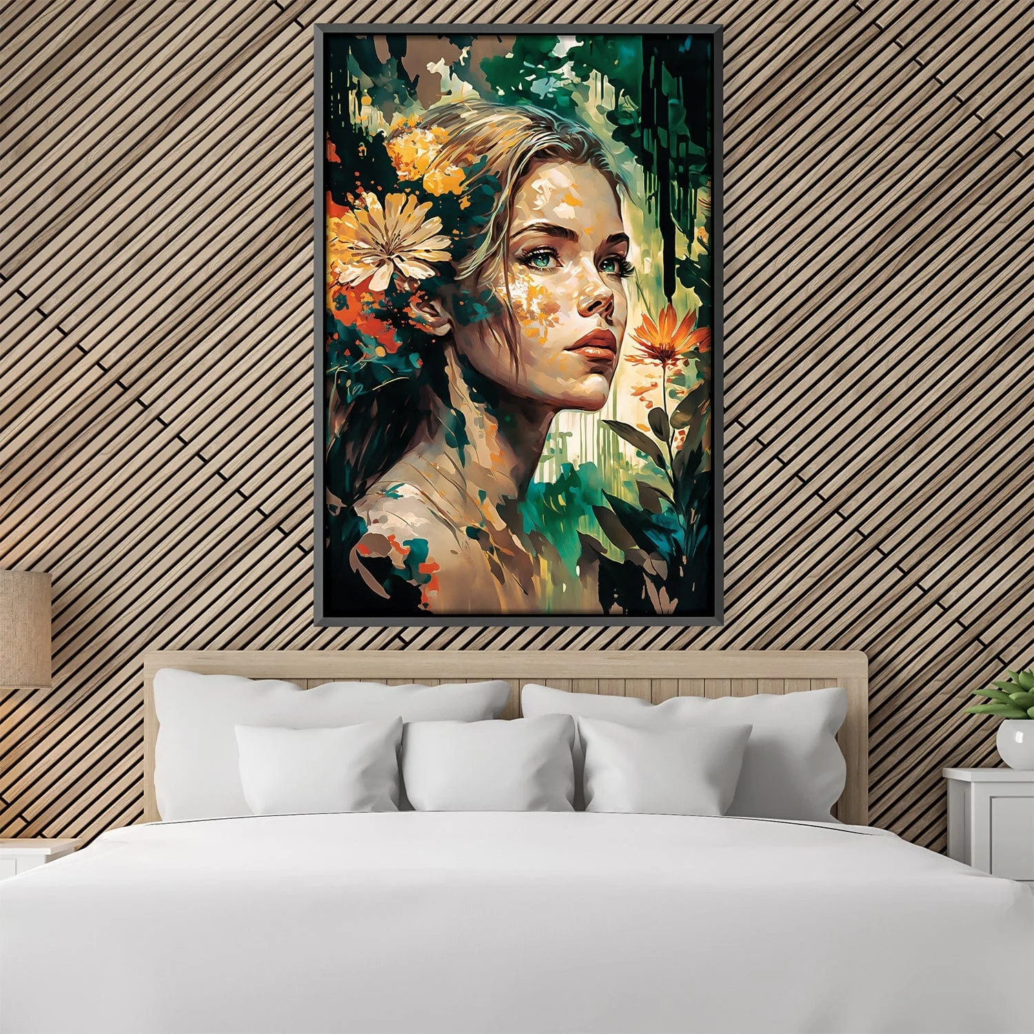 Tranquil Nature Gaze Canvas - Image 3
