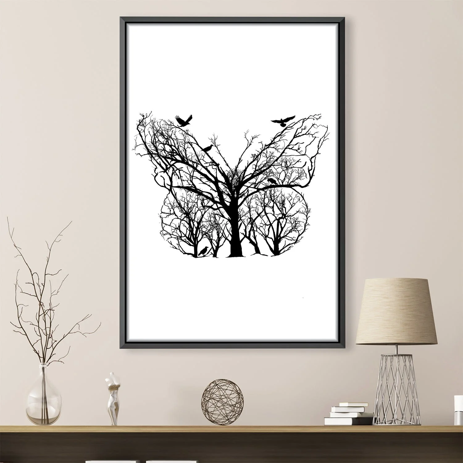 Tree of Illusion Butterfly Canvas