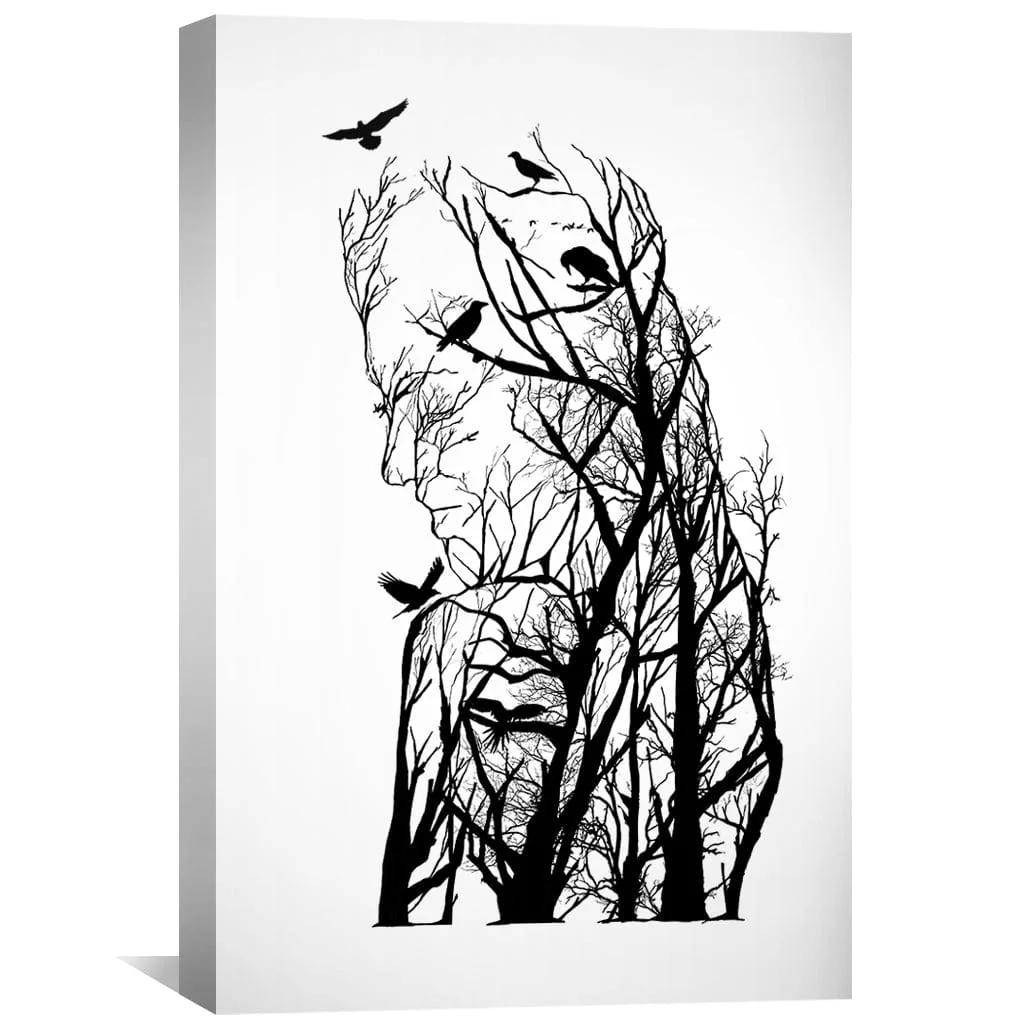 Tree of Illusion Woman Canvas - Image 2
