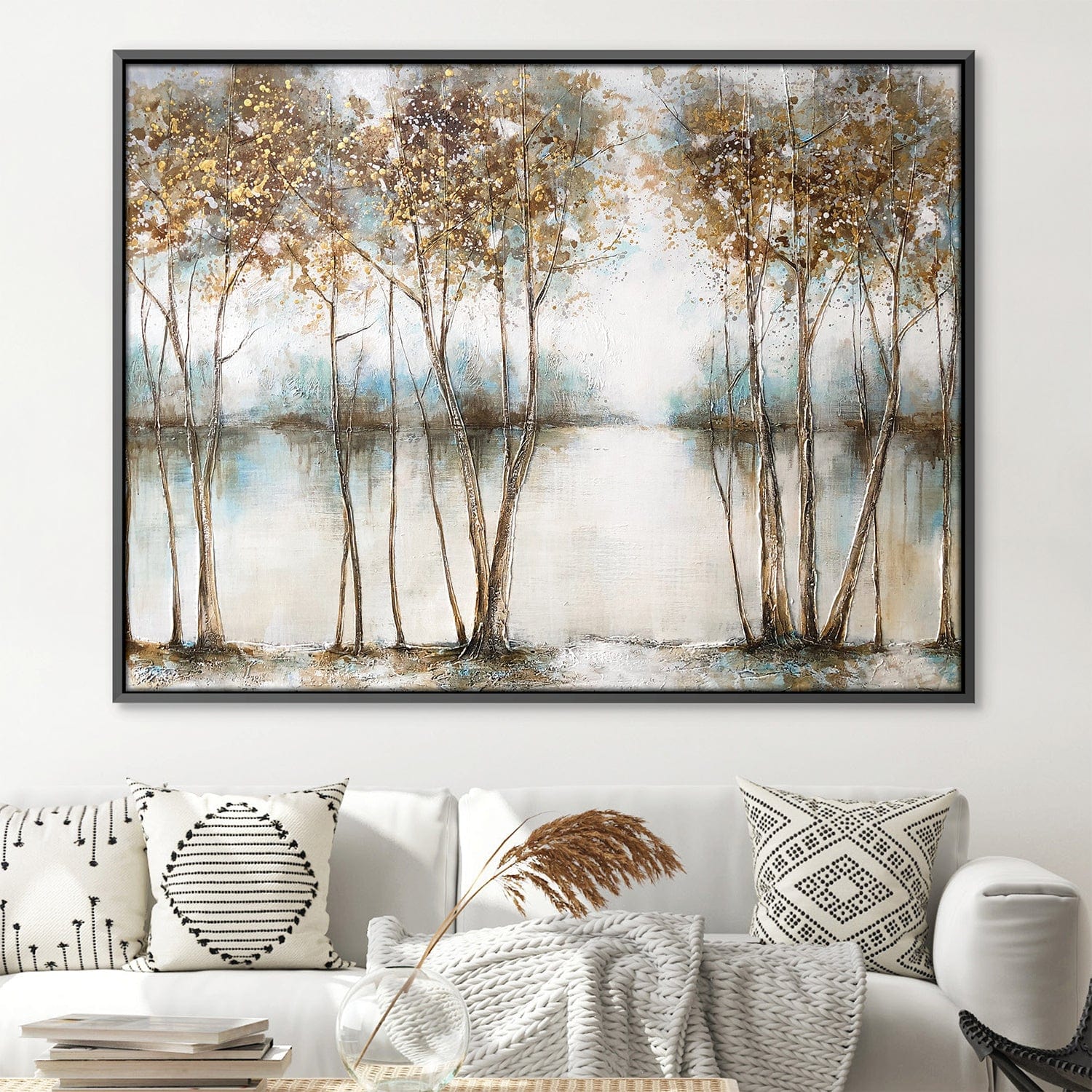Trees of Reflection Oil Painting - Image 2