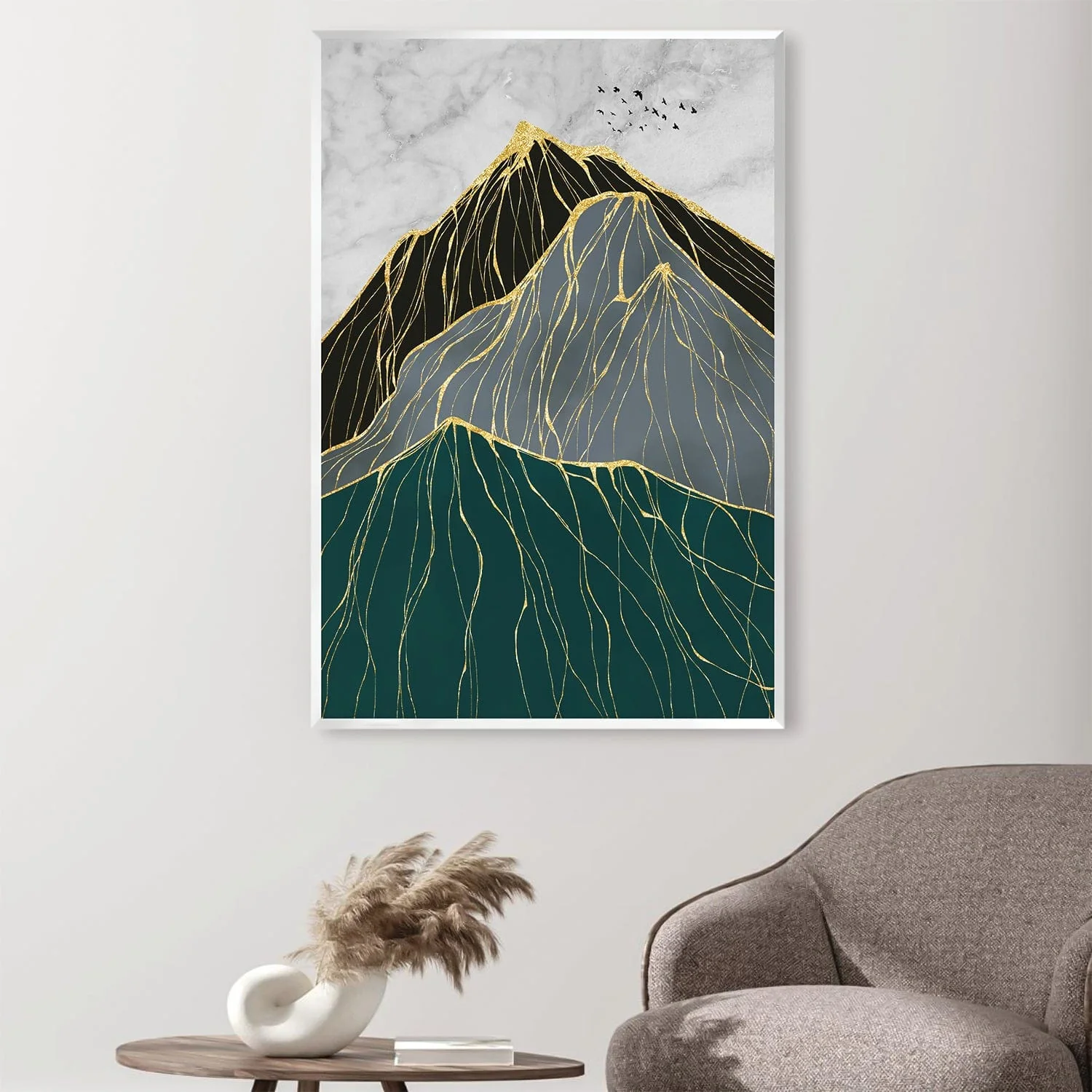 Trichromatic Peaks Canvas - Image 3
