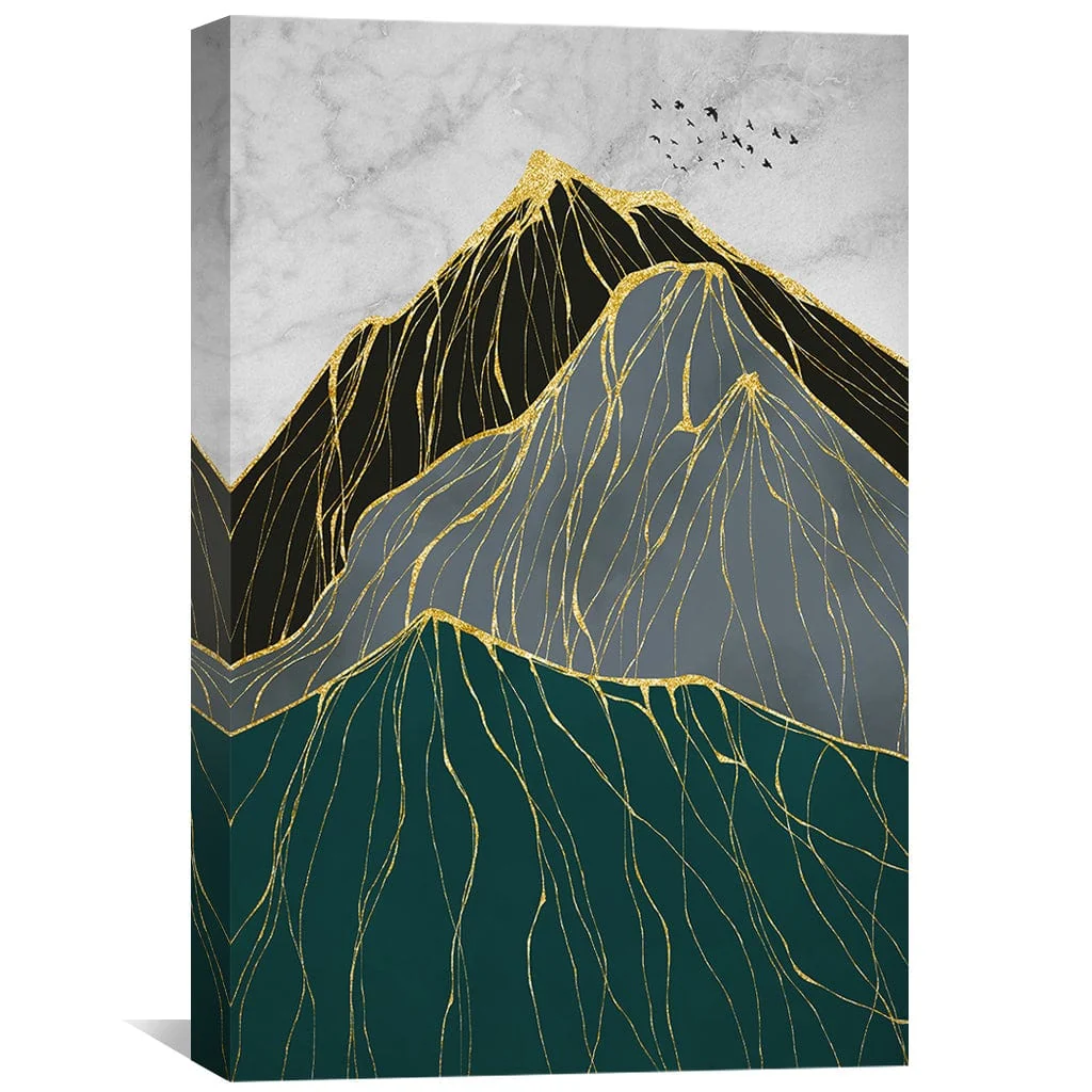 Trichromatic Peaks Canvas - Image 4