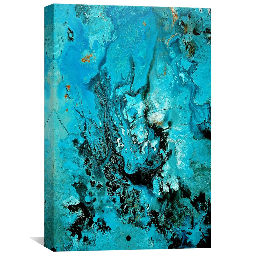 Turquoise Ocean Canvas - Image 2