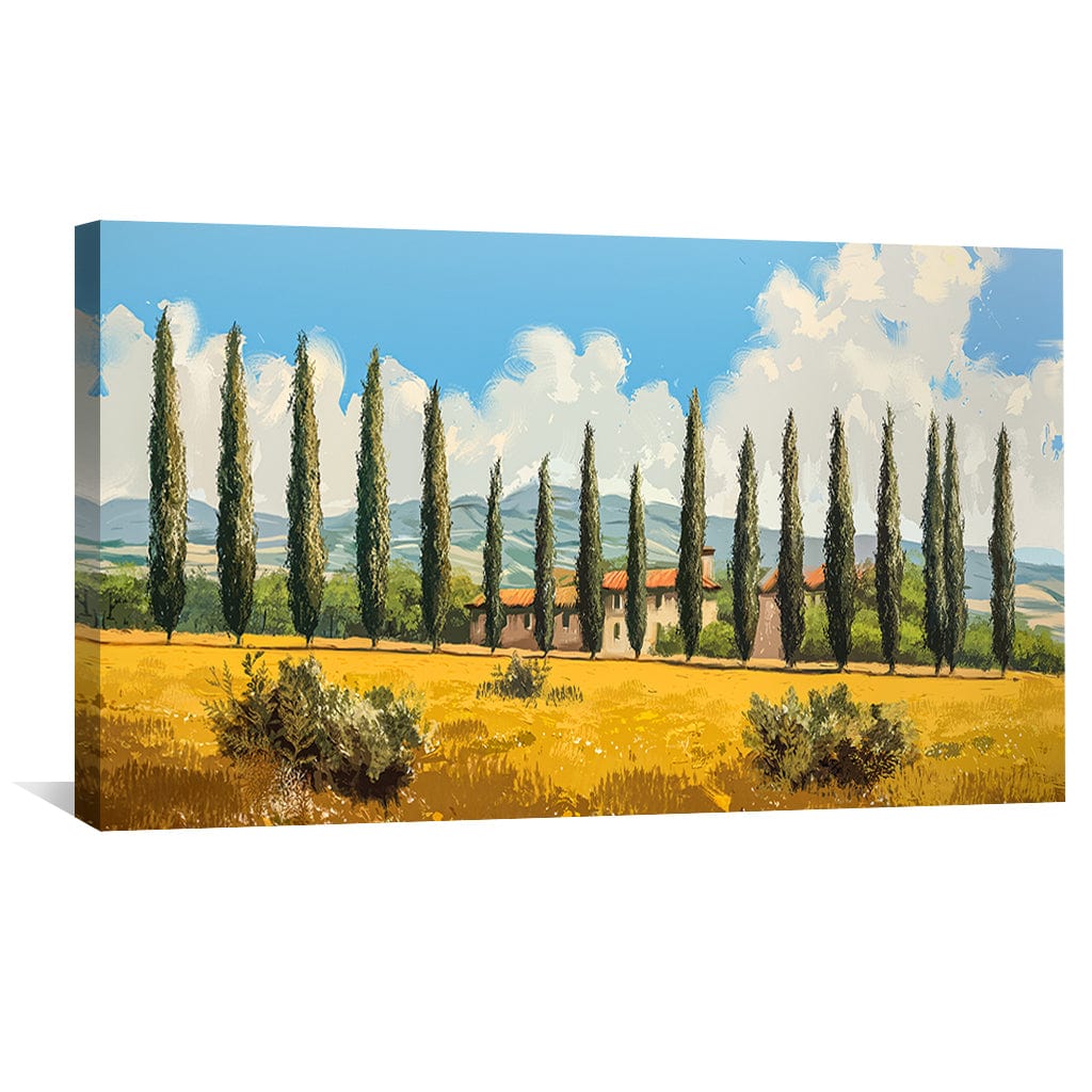 Tuscany's Golden Fields Canvas - Image 4