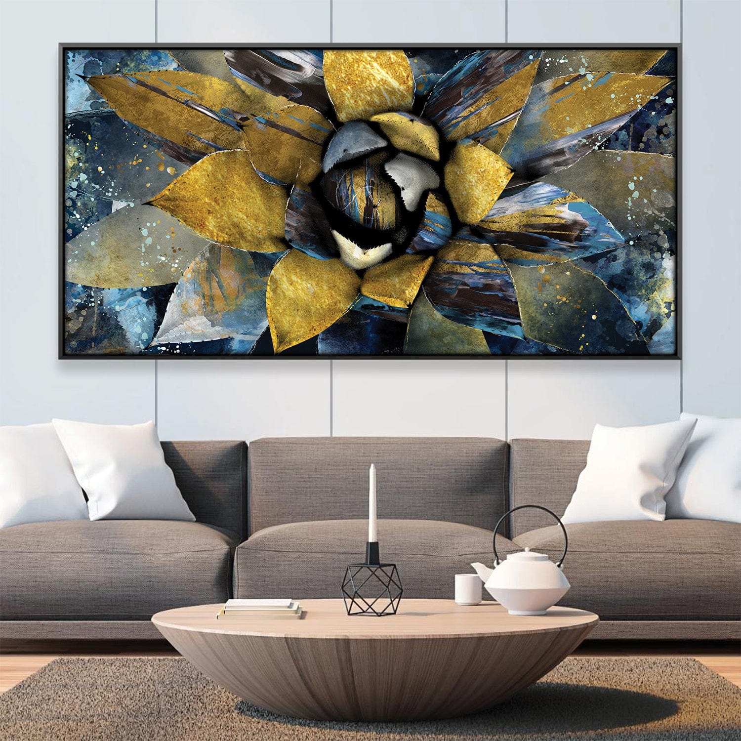 Unfolded Flower Canvas