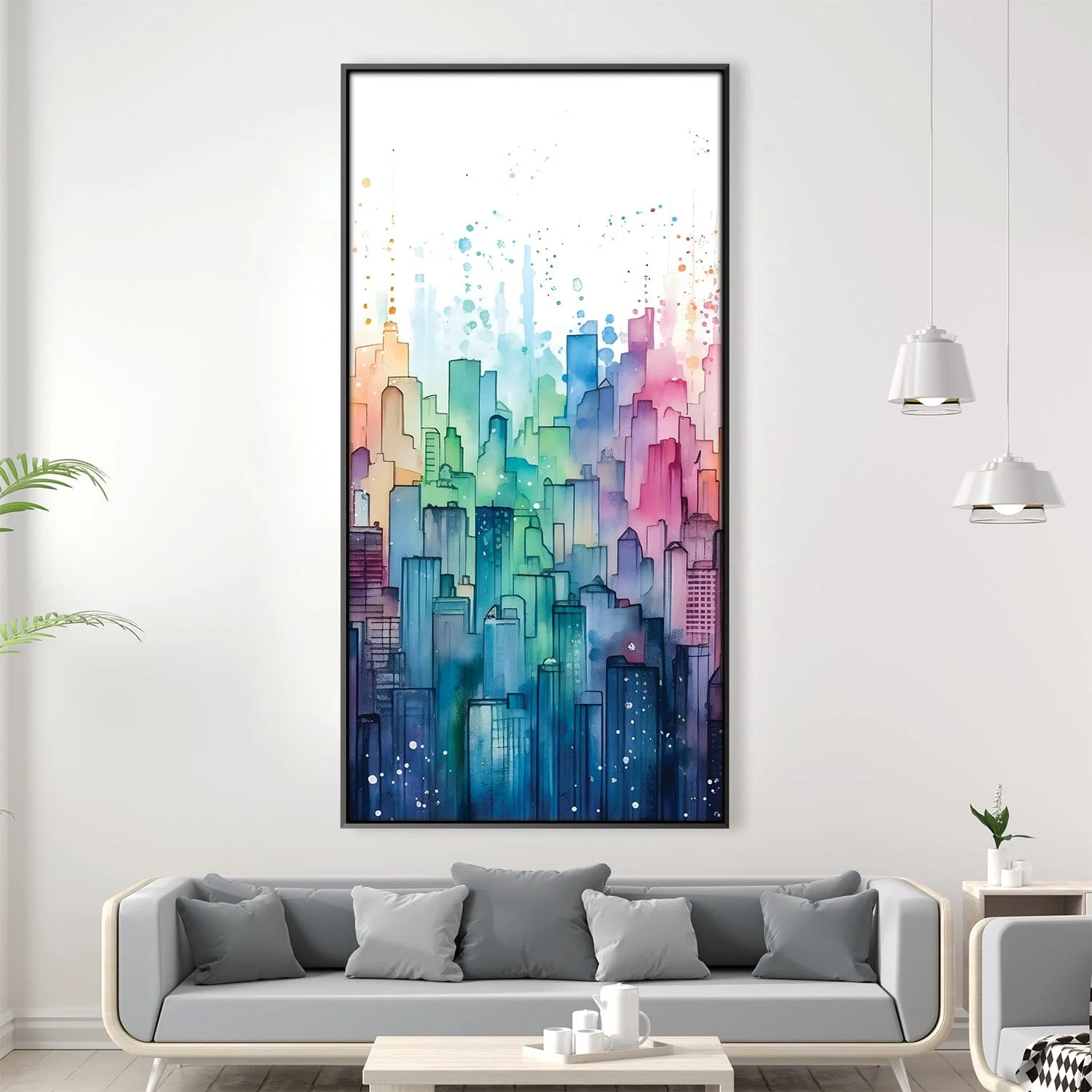 Urban Rainbow Canvas