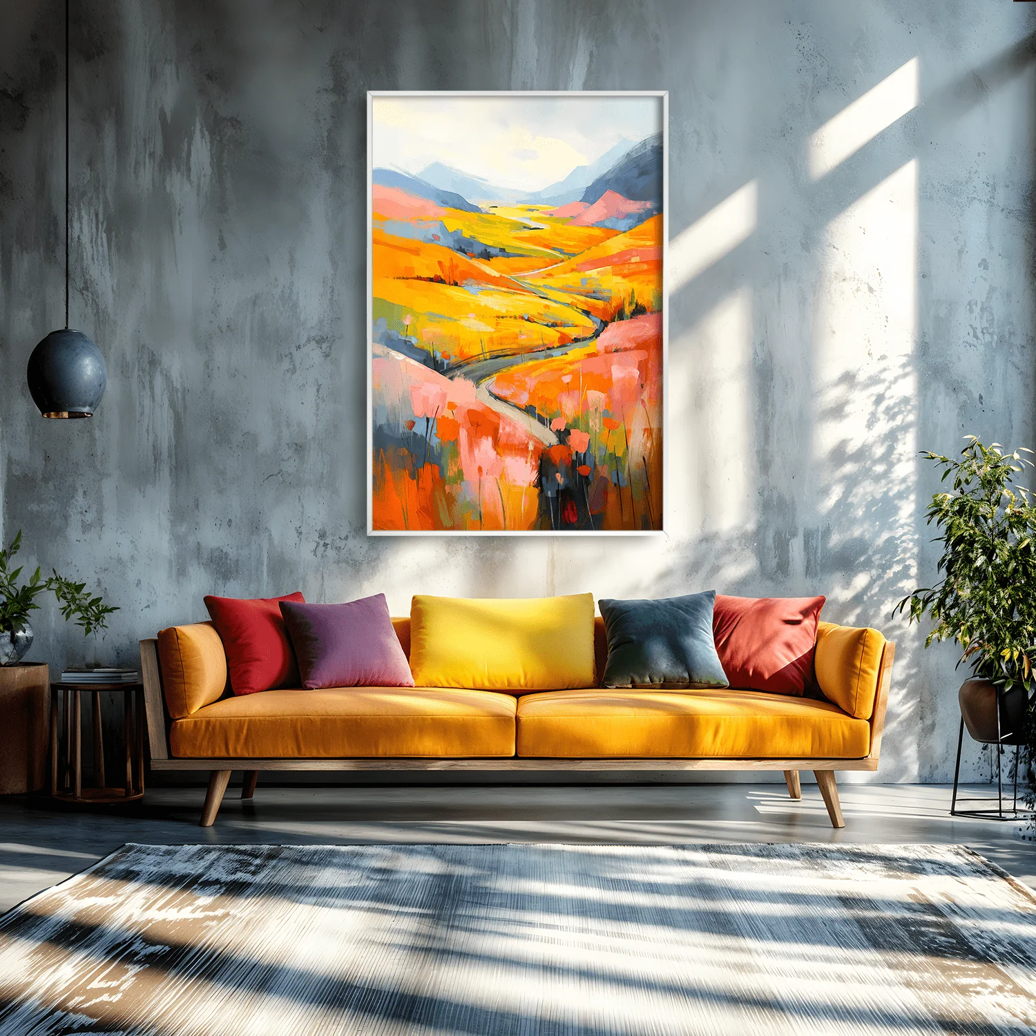Valley of Fire and Bloom Canvas - Image 3