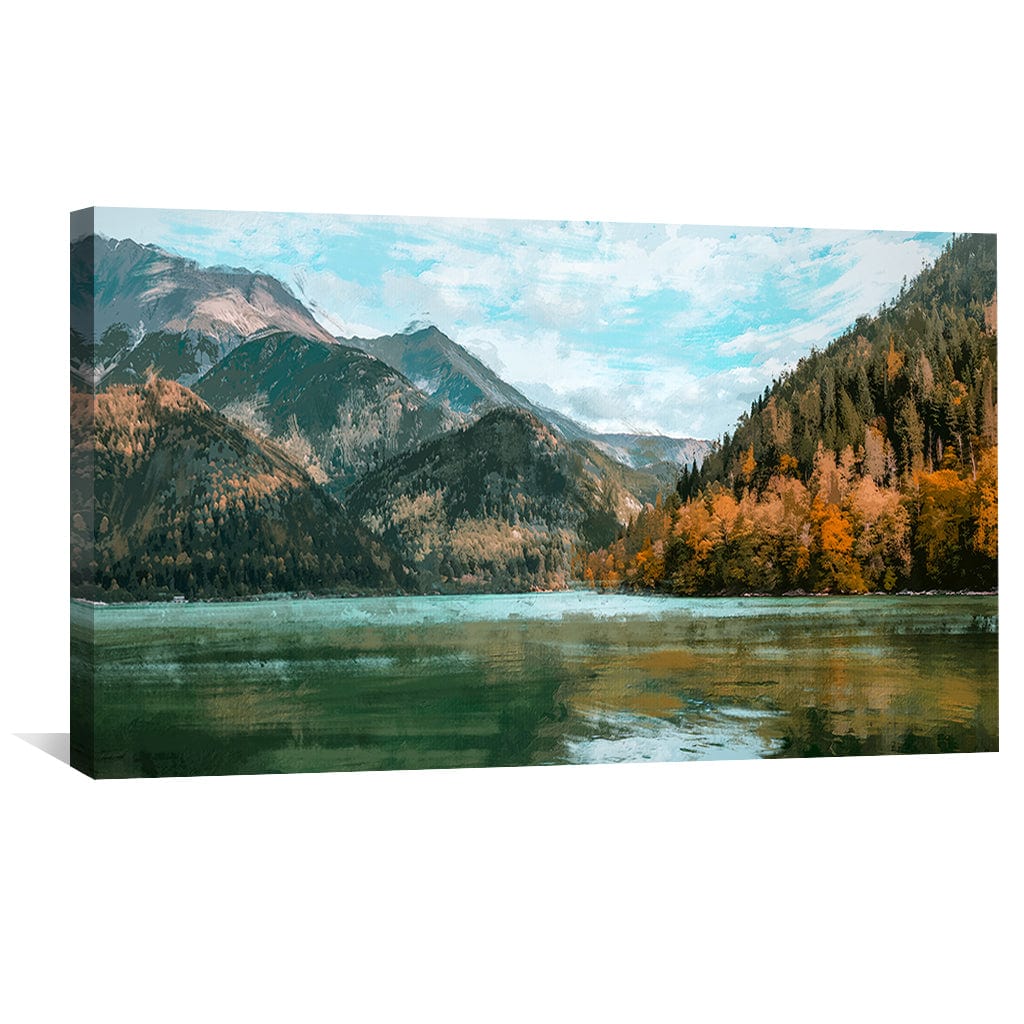 Valley to the Lake Canvas - Image 4