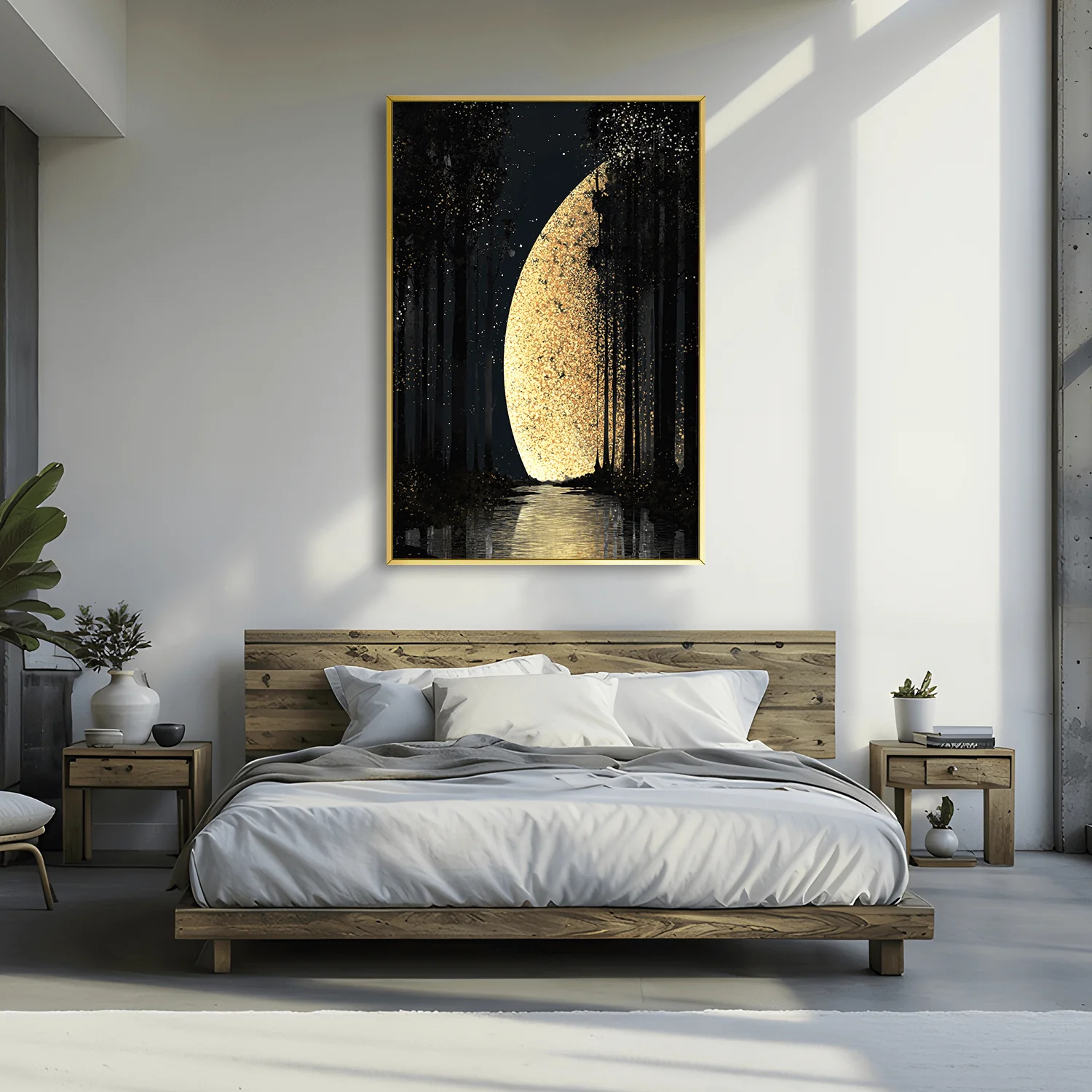 Veil of the Night Moon Canvas - Image 2