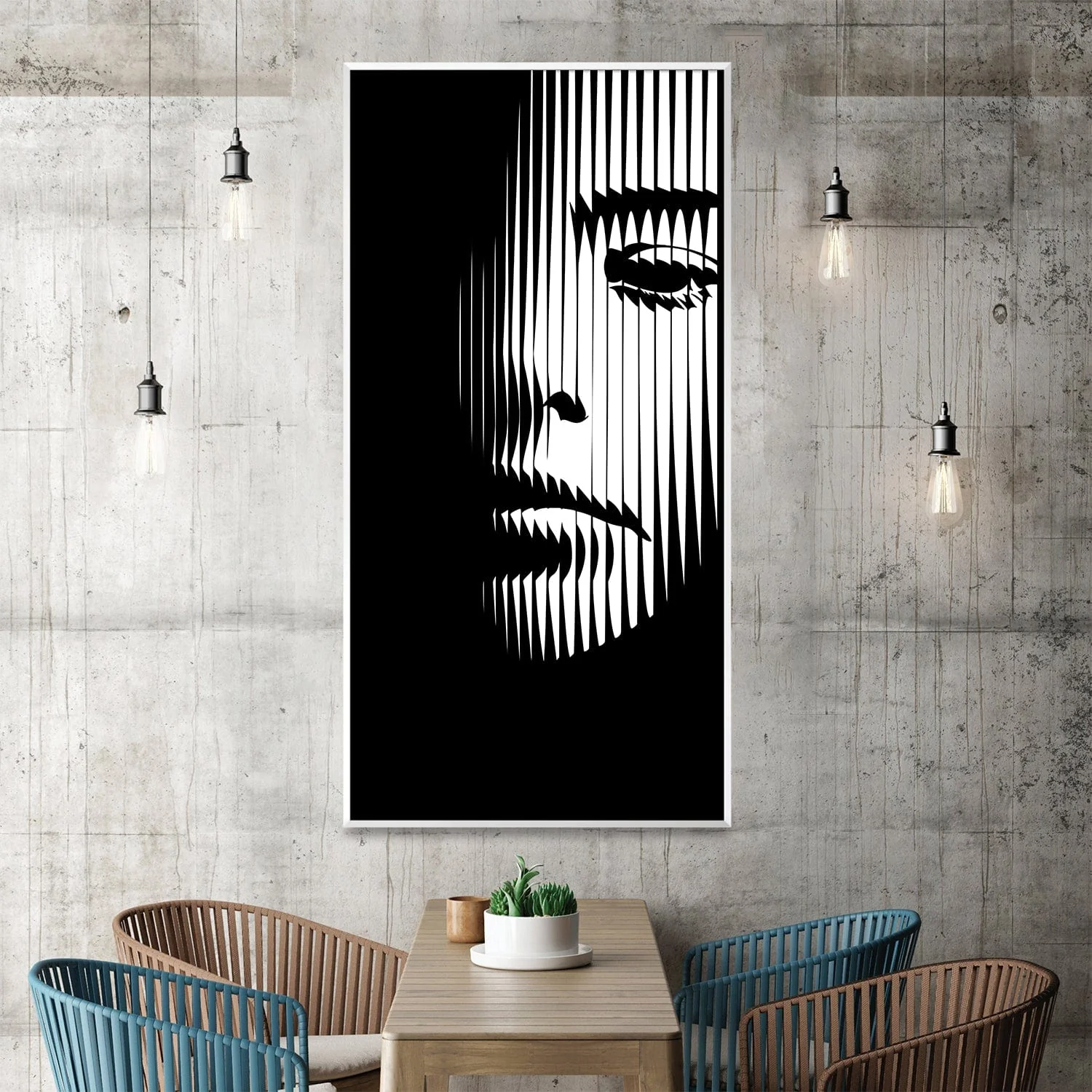 Veiled Gaze Canvas - Image 3