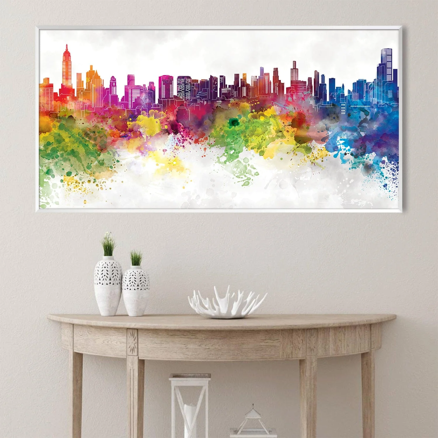 Vibrant City Canvas - Image 3