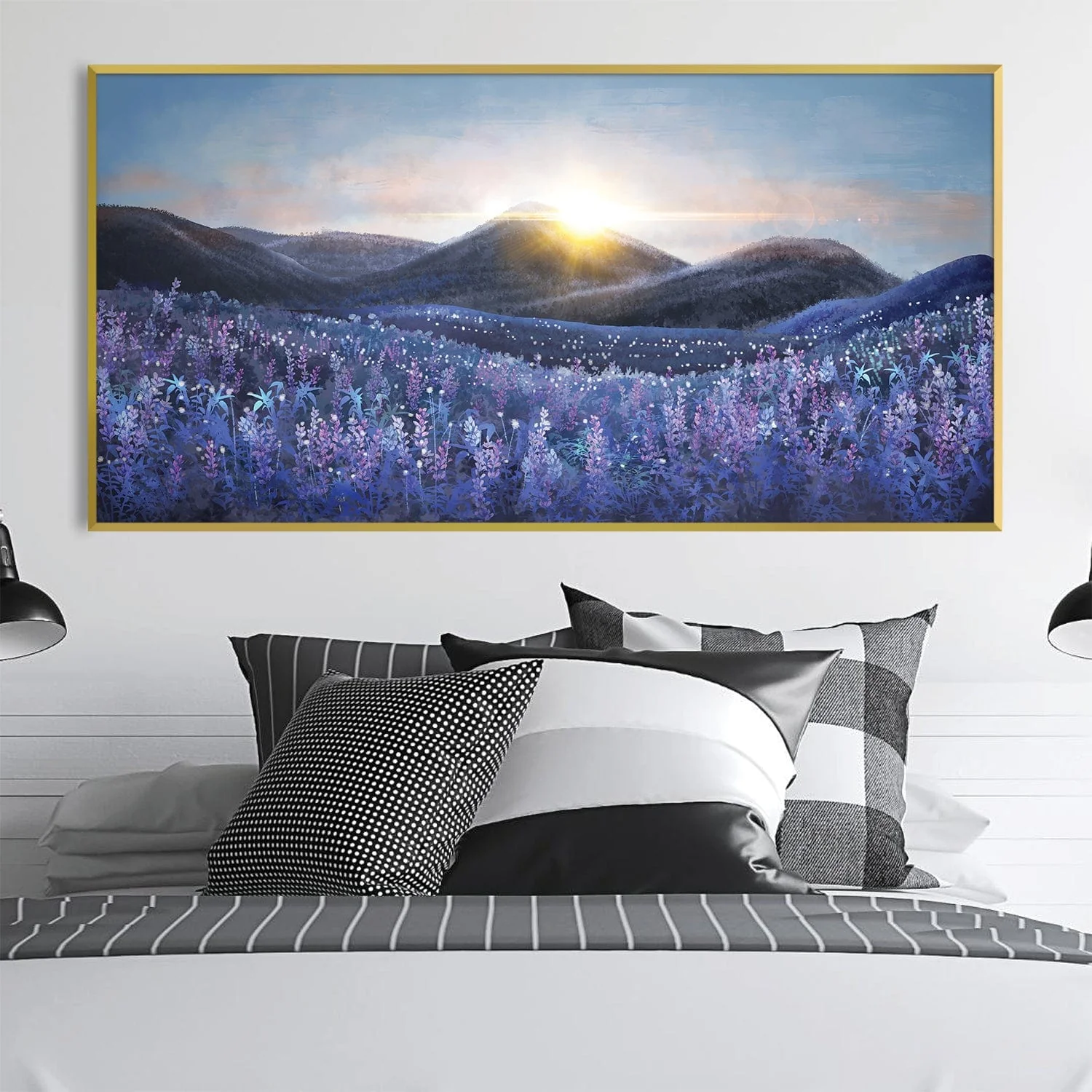 Violet Horizon Canvas - Image 2