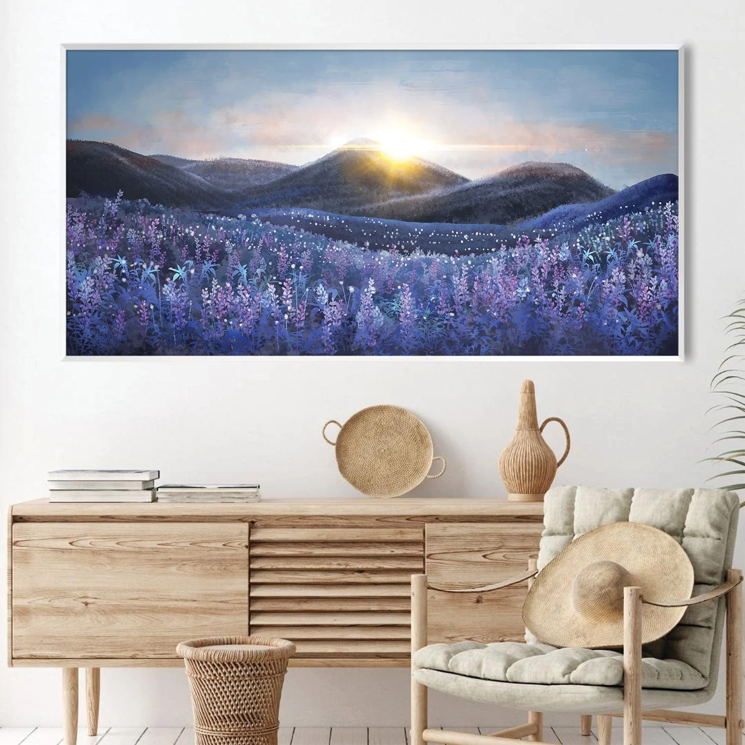 Violet Horizon Canvas - Image 3