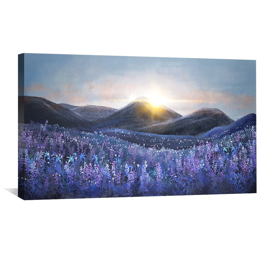 Violet Horizon Canvas - Image 4